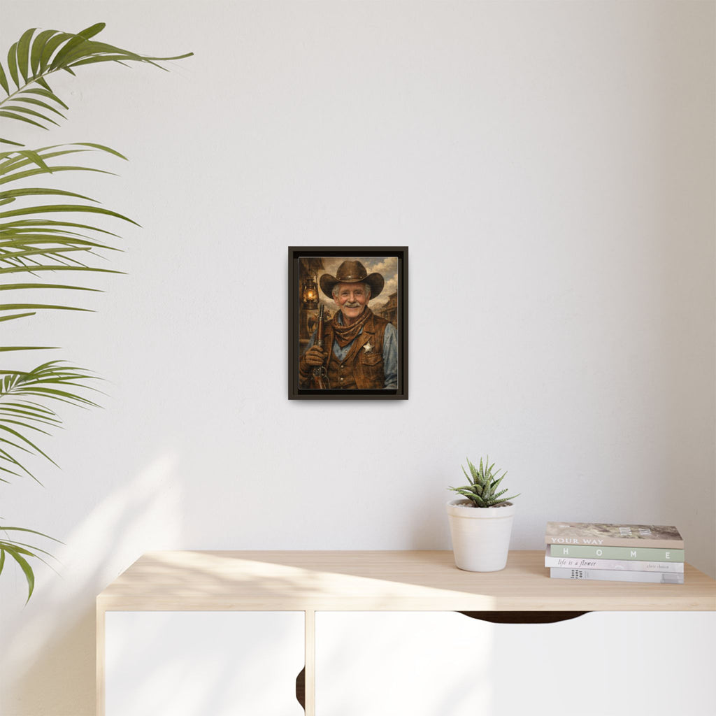Make Your Own Framed Matte Canvas — Personalized Portrait