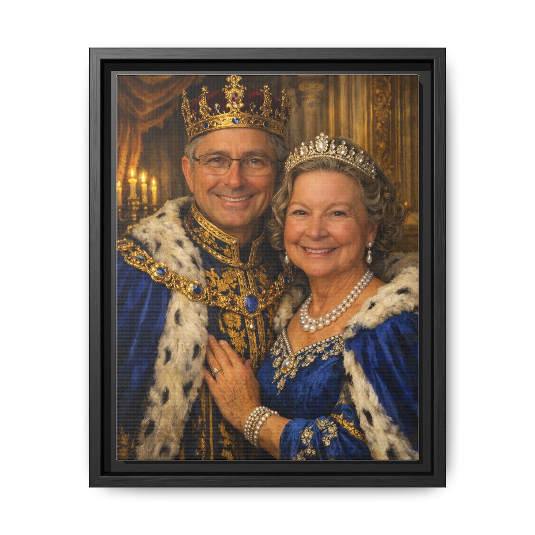 Make Your Own Framed Matte Canvas — Personalized Portrait