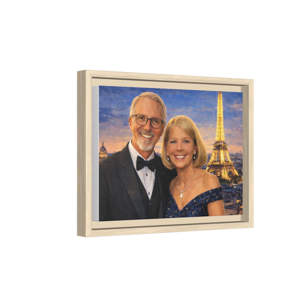 Make Your Own Framed Matte Canvas — Personalized Portrait