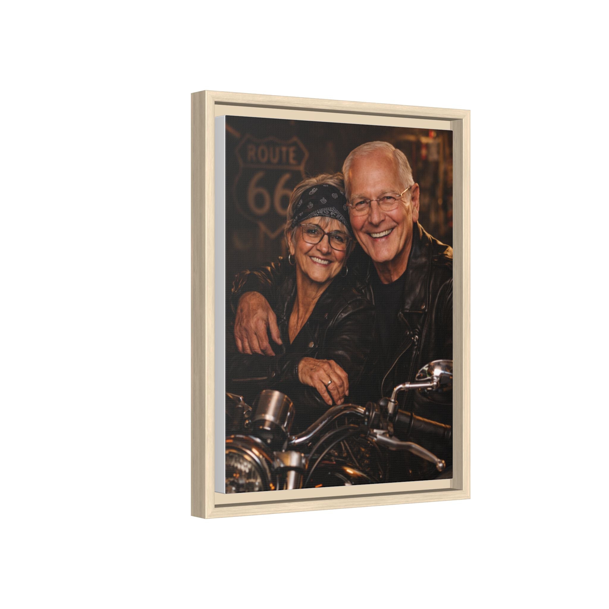 Make Your Own Framed Matte Canvas — Personalized Portrait