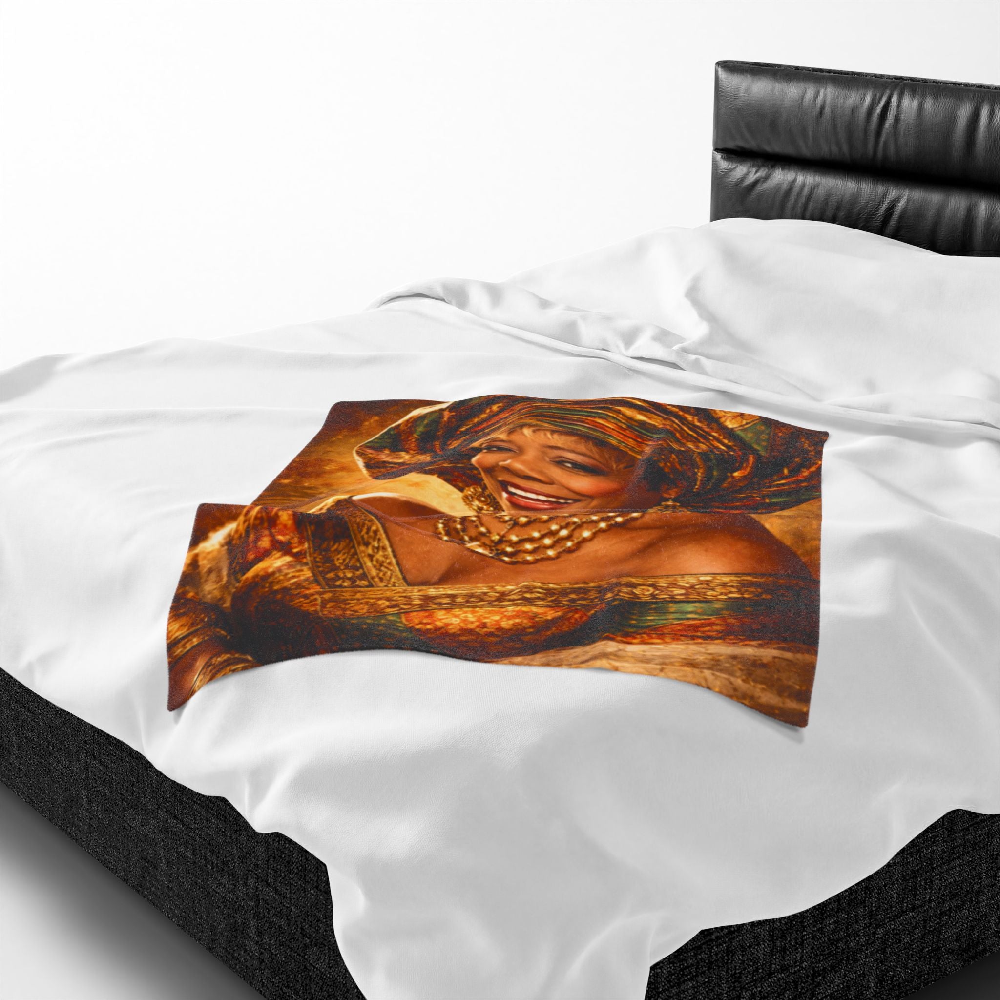 Make Your Own Velveteen Plush Blanket —Customized  Portrait Throw