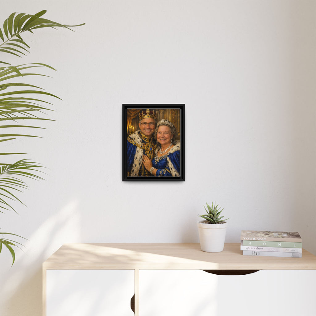Make Your Own Framed Matte Canvas — Personalized Portrait