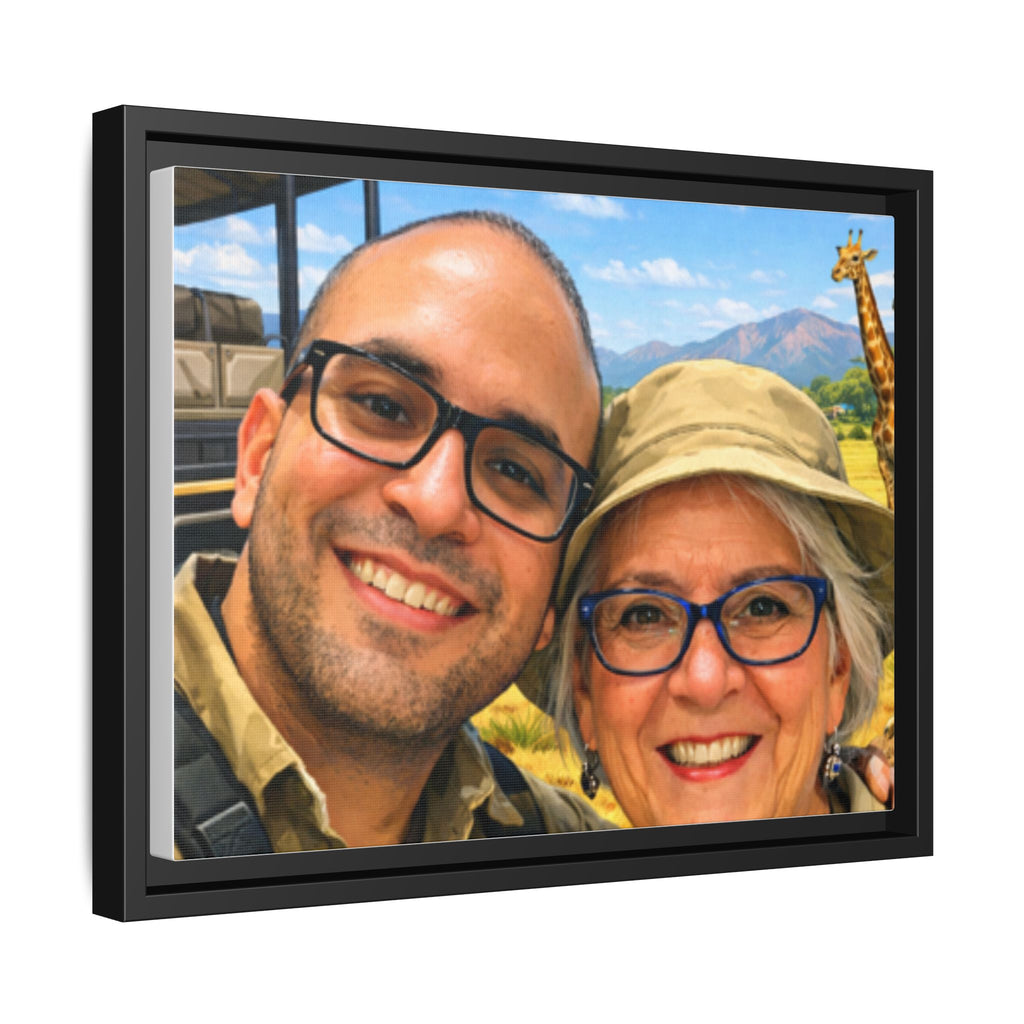 Make Your Own Framed Matte Canvas — Personalized Portrait