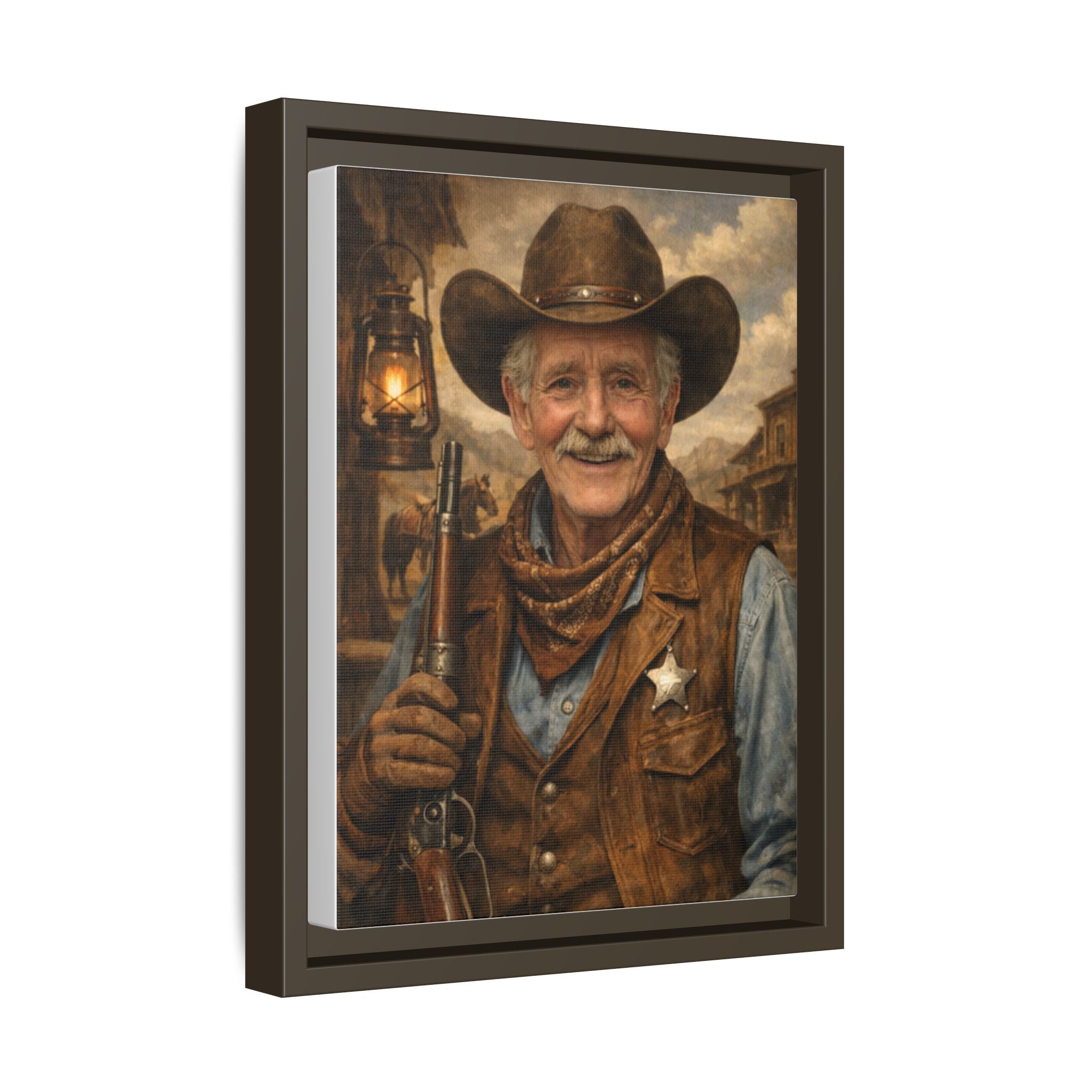 Make Your Own Framed Matte Canvas — Personalized Portrait