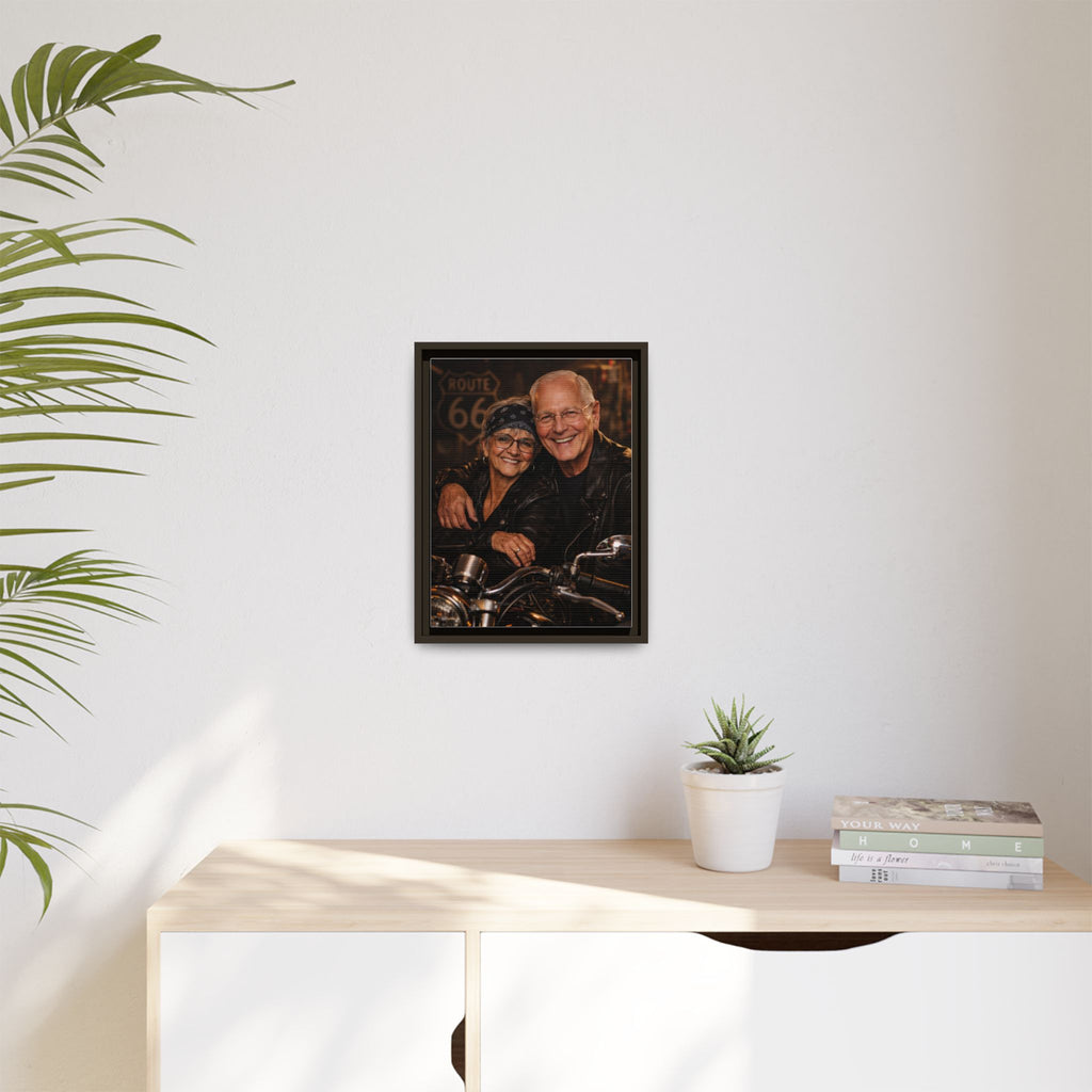 Make Your Own Framed Matte Canvas — Personalized Portrait