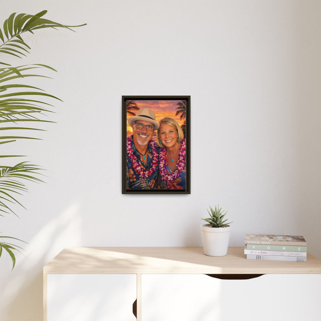 Make Your Own Framed Matte Canvas — Personalized Portrait