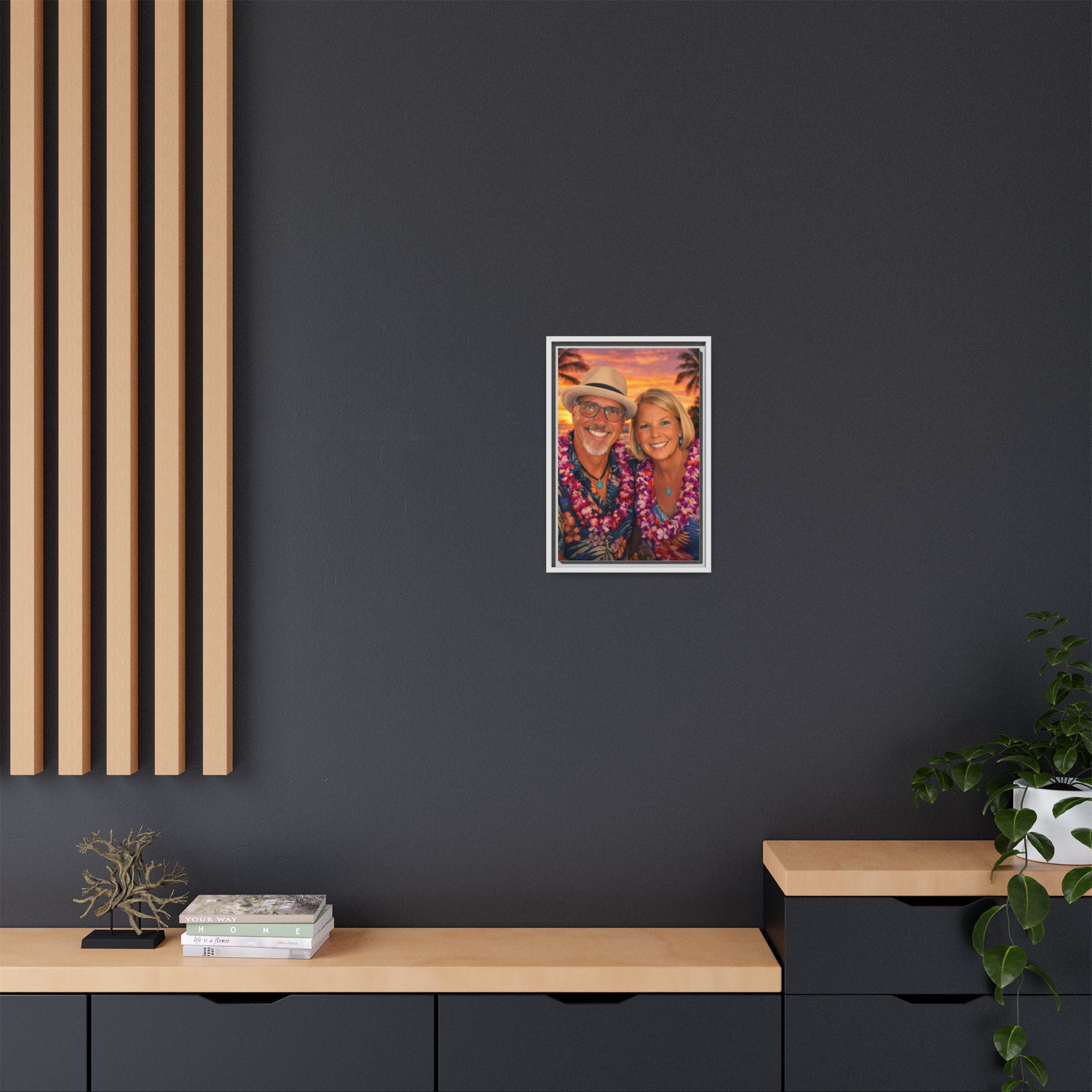 Make Your Own Framed Matte Canvas — Personalized Portrait