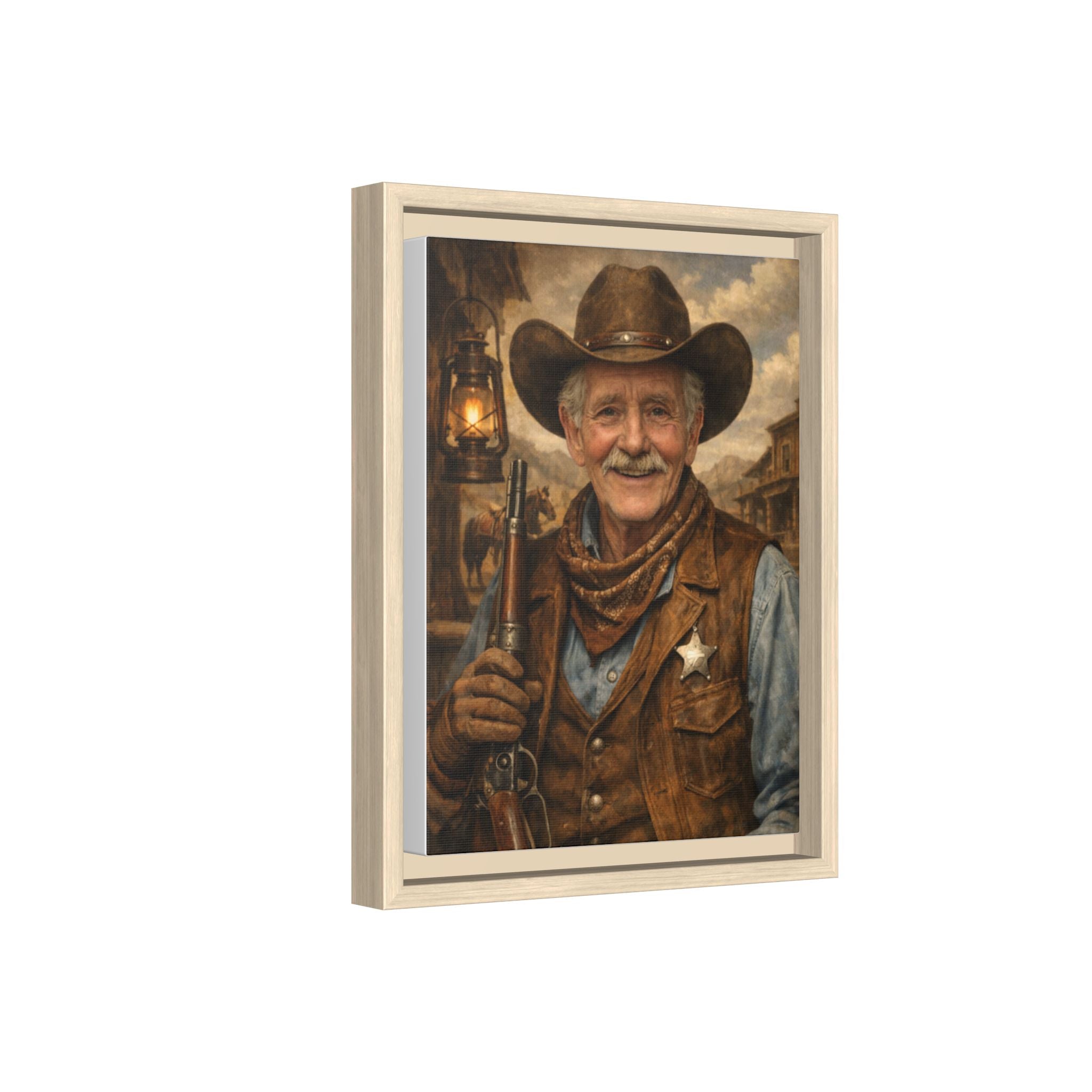 Make Your Own Framed Matte Canvas — Personalized Portrait