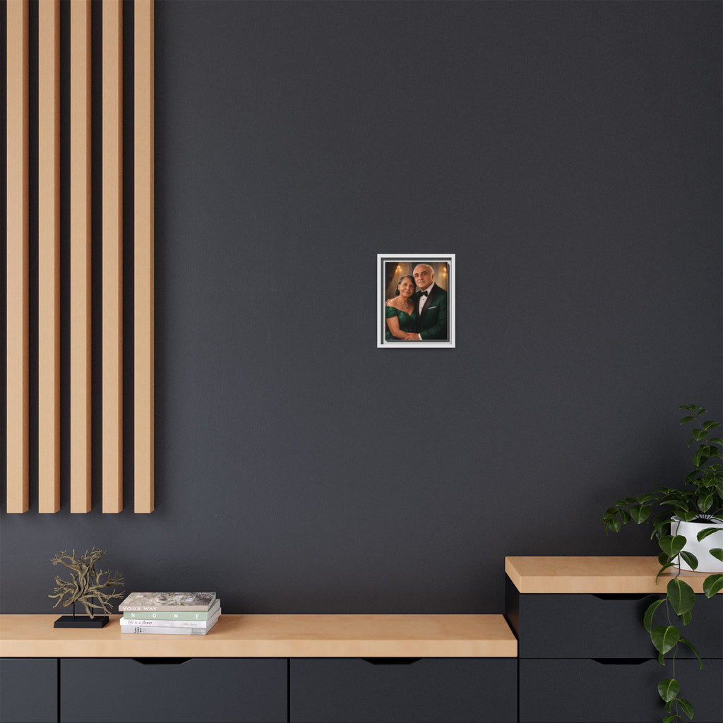 Make Your Own Framed Matte Canvas — Personalized Portrait