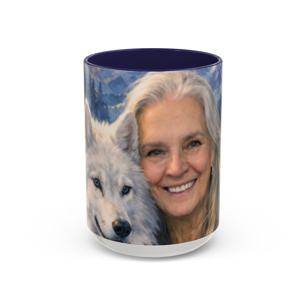 Photo Accent Coffee Mug — Personalized Portrait Mug (11/15 oz)