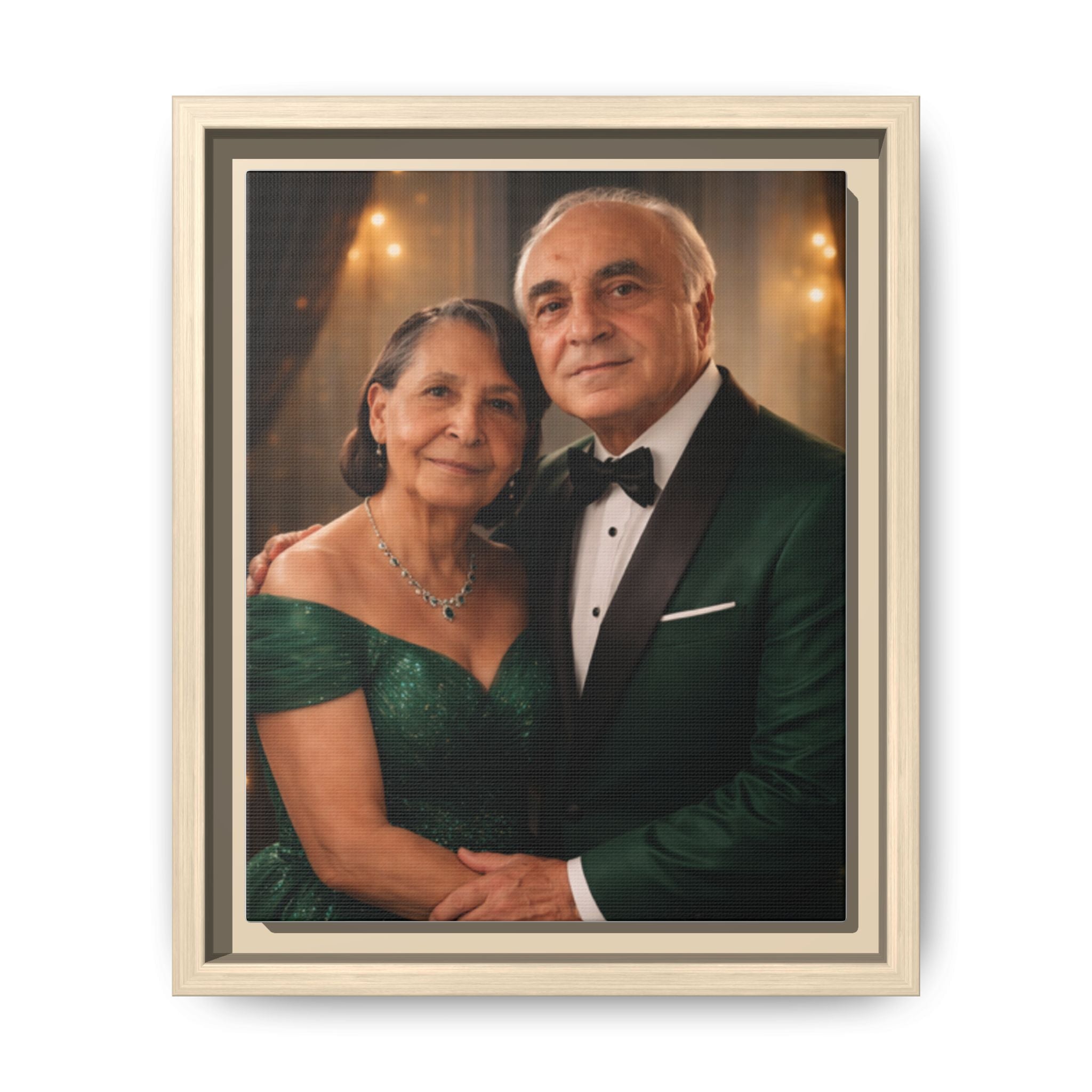 Make Your Own Framed Matte Canvas — Personalized Portrait