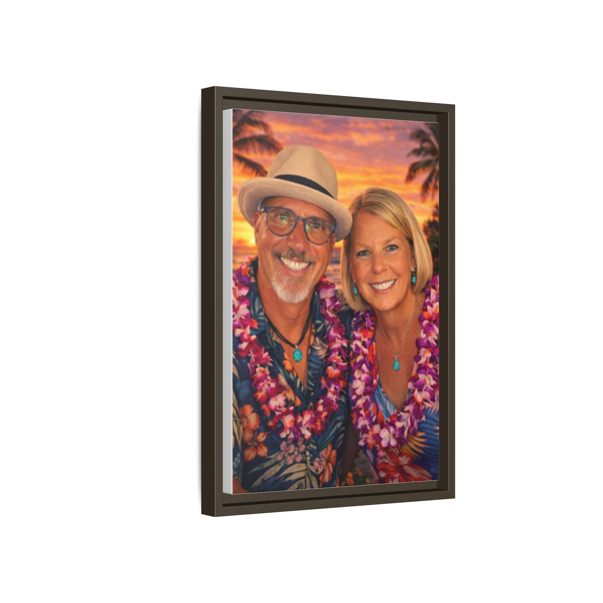 Make Your Own Framed Matte Canvas — Personalized Portrait