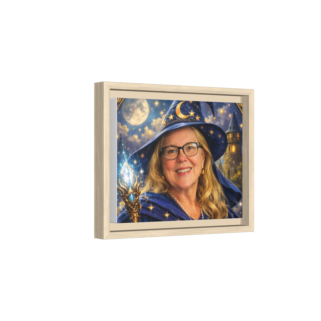 Make Your Own Framed Matte Canvas — Personalized Portrait