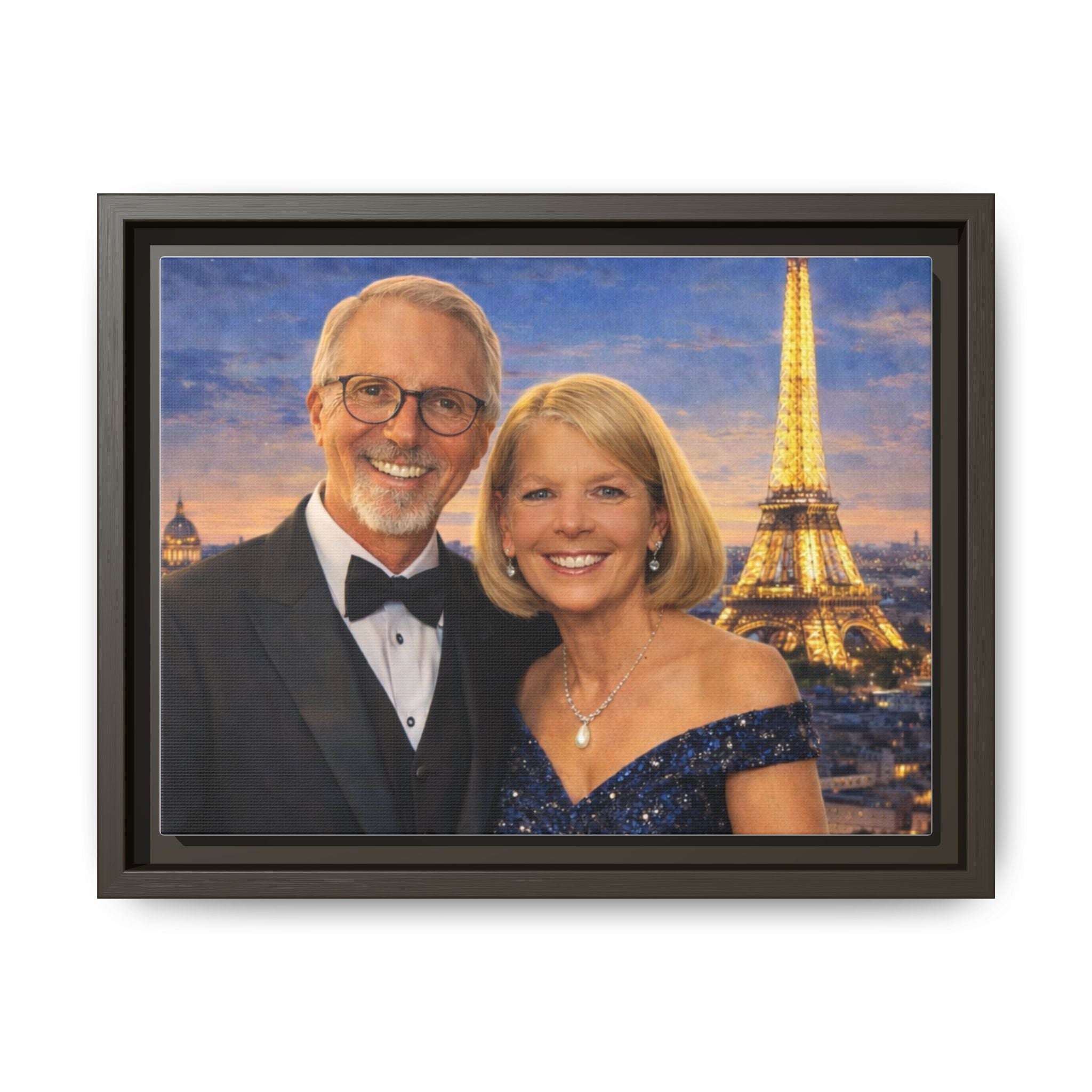 Make Your Own Framed Matte Canvas — Personalized Portrait