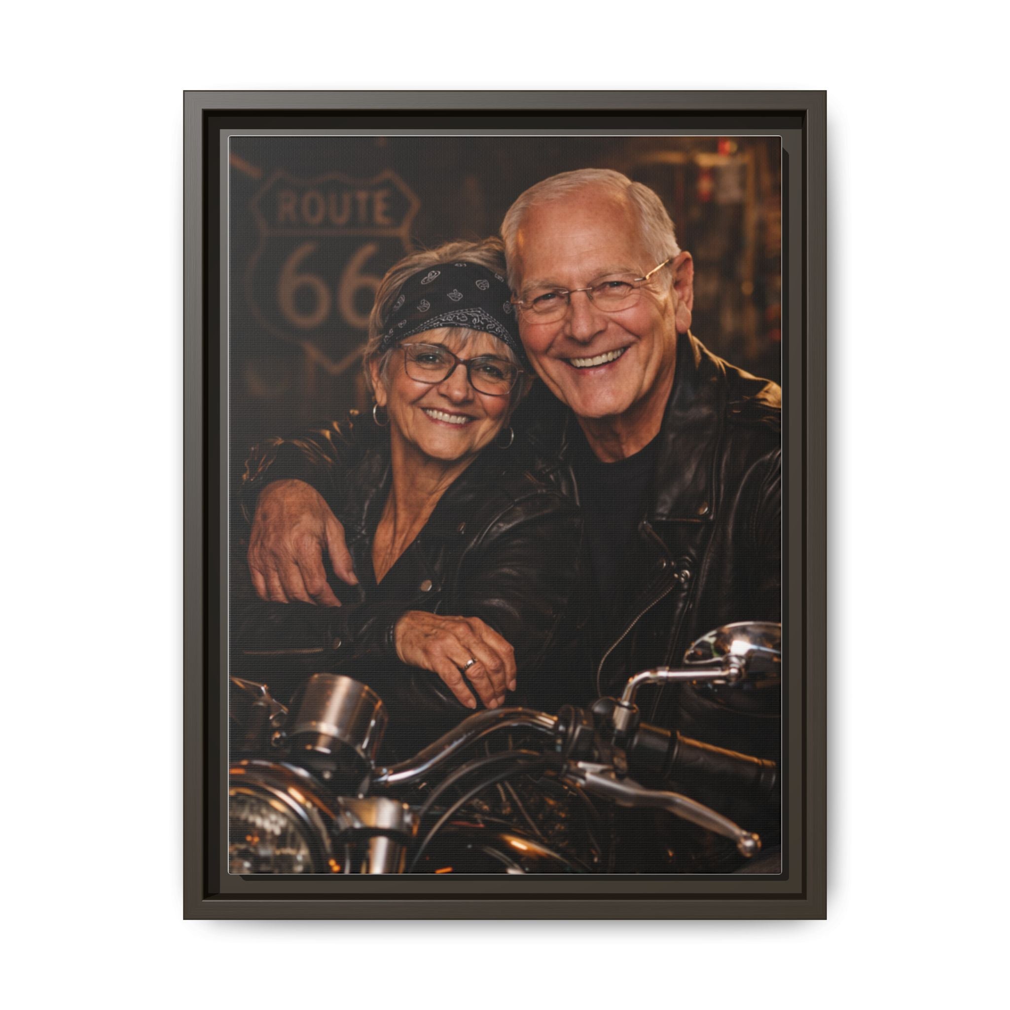 Make Your Own Framed Matte Canvas — Personalized Portrait