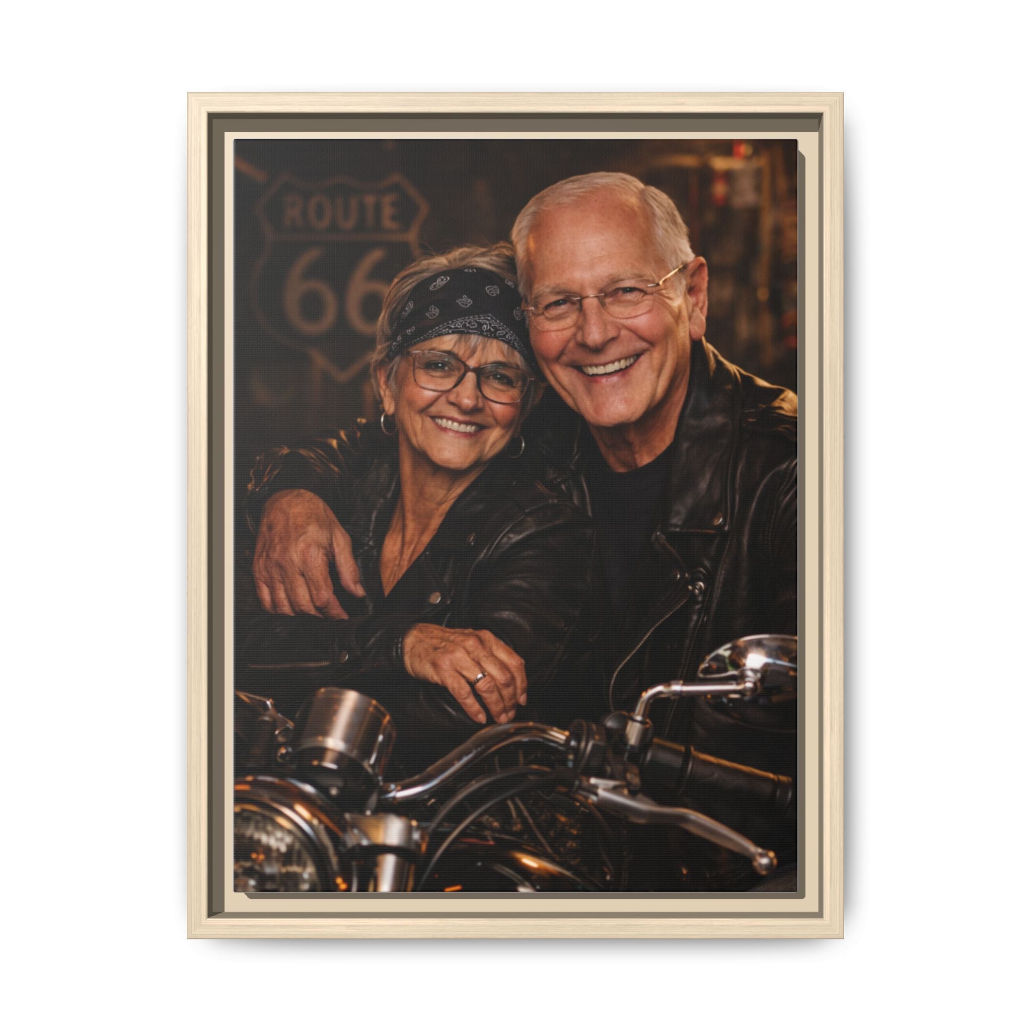 Make Your Own Framed Matte Canvas — Personalized Portrait