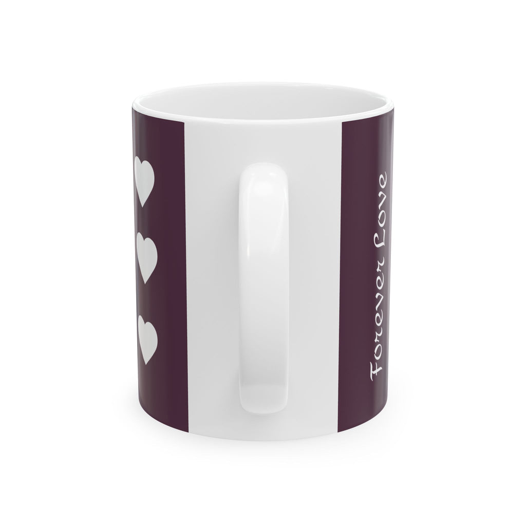 Photo Portrait Ceramic Mug — Elegant Anniversary Gift for Couples