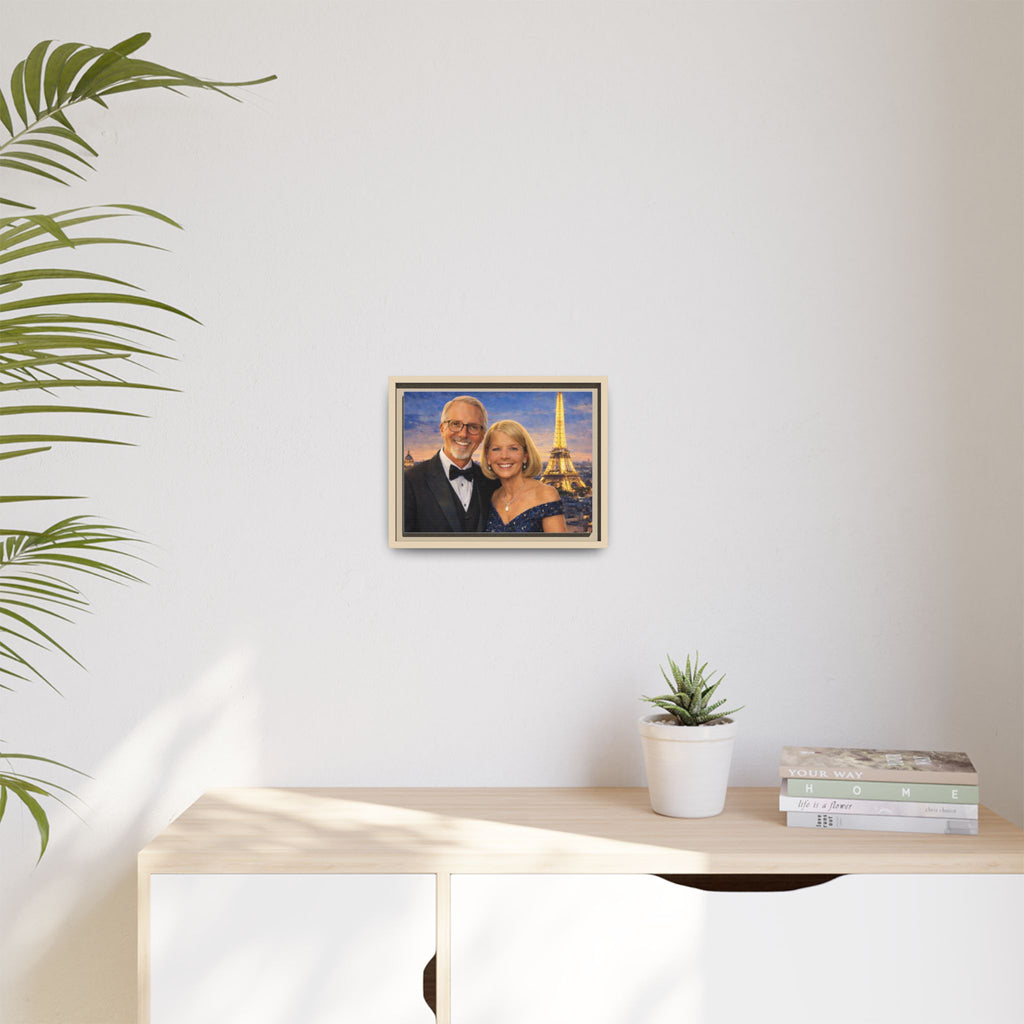 Make Your Own Framed Matte Canvas — Personalized Portrait