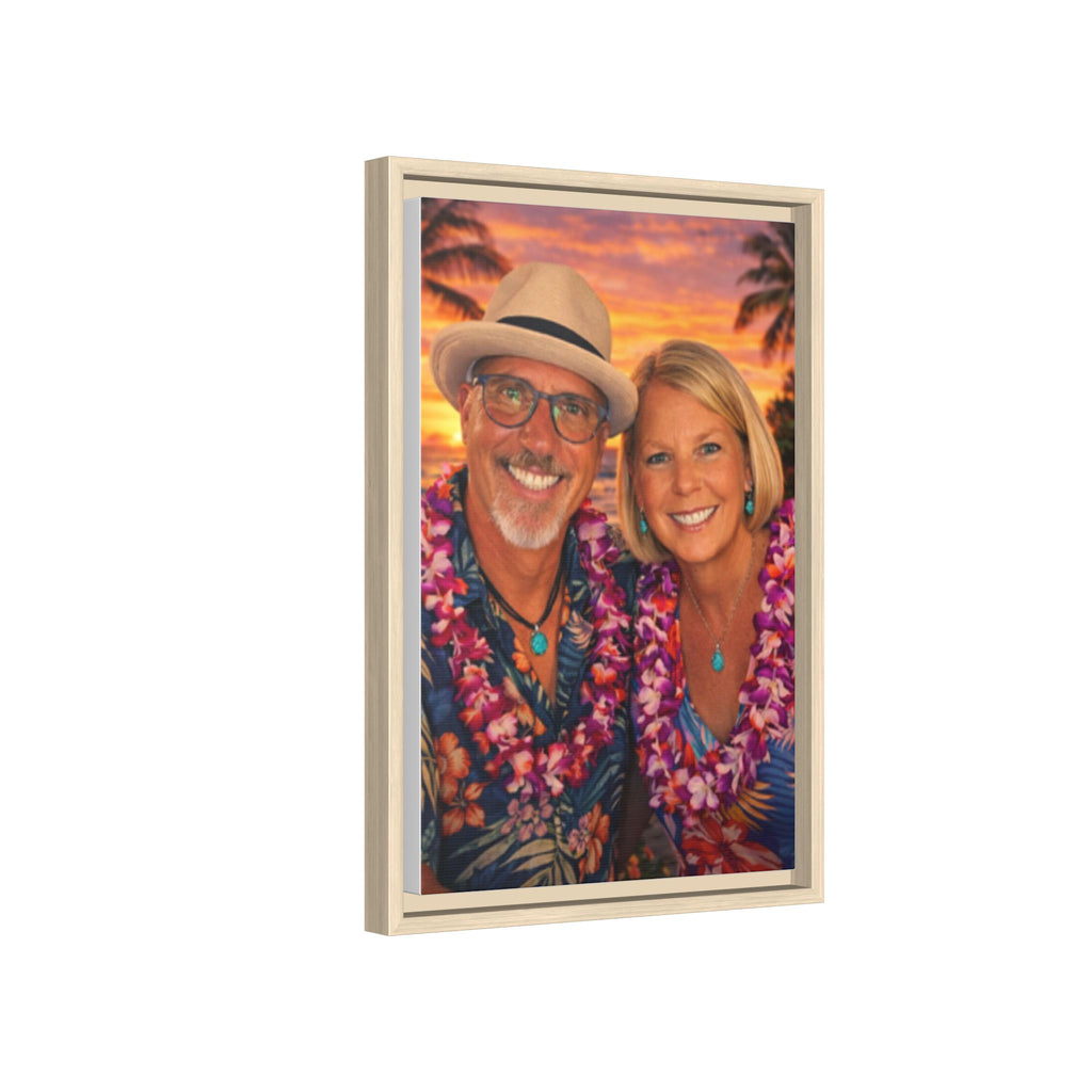 Make Your Own Framed Matte Canvas — Personalized Portrait