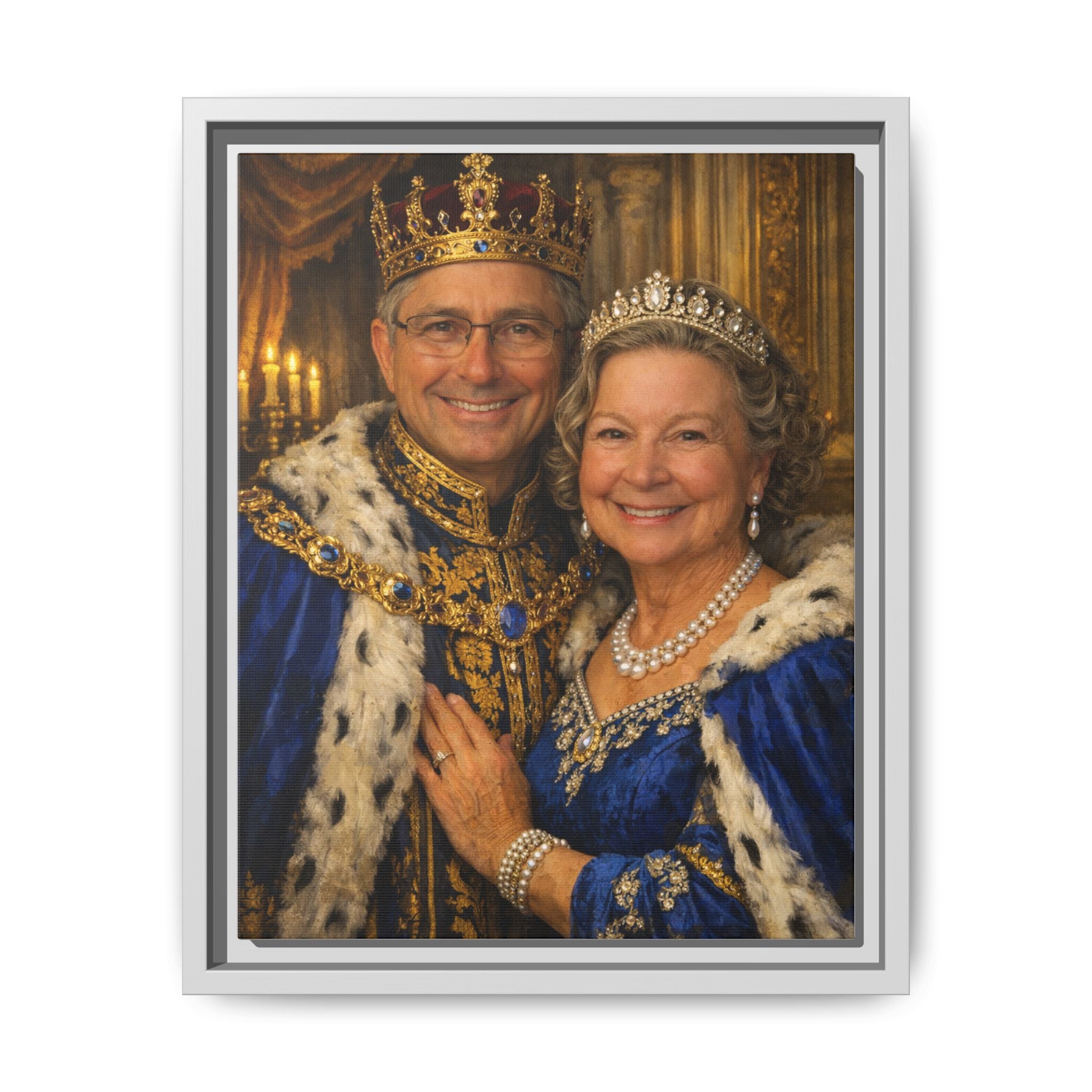 Make Your Own Framed Matte Canvas — Personalized Portrait