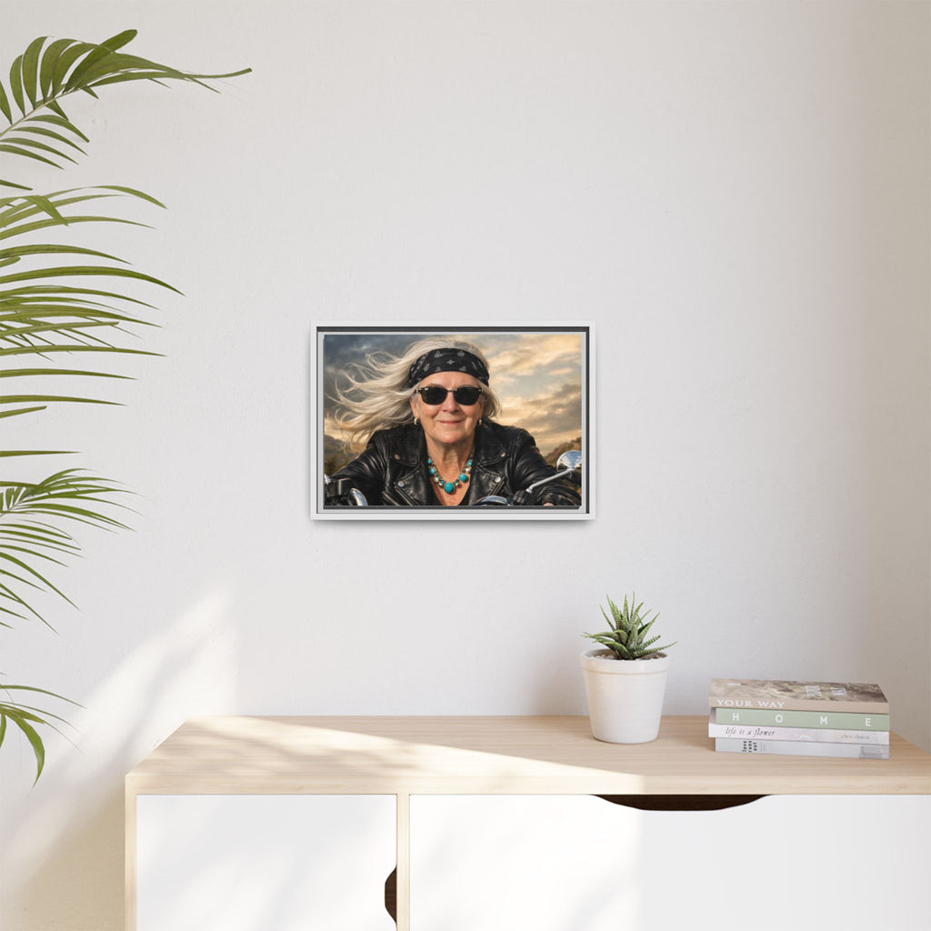 Make Your Own Framed Matte Canvas — Personalized Portrait