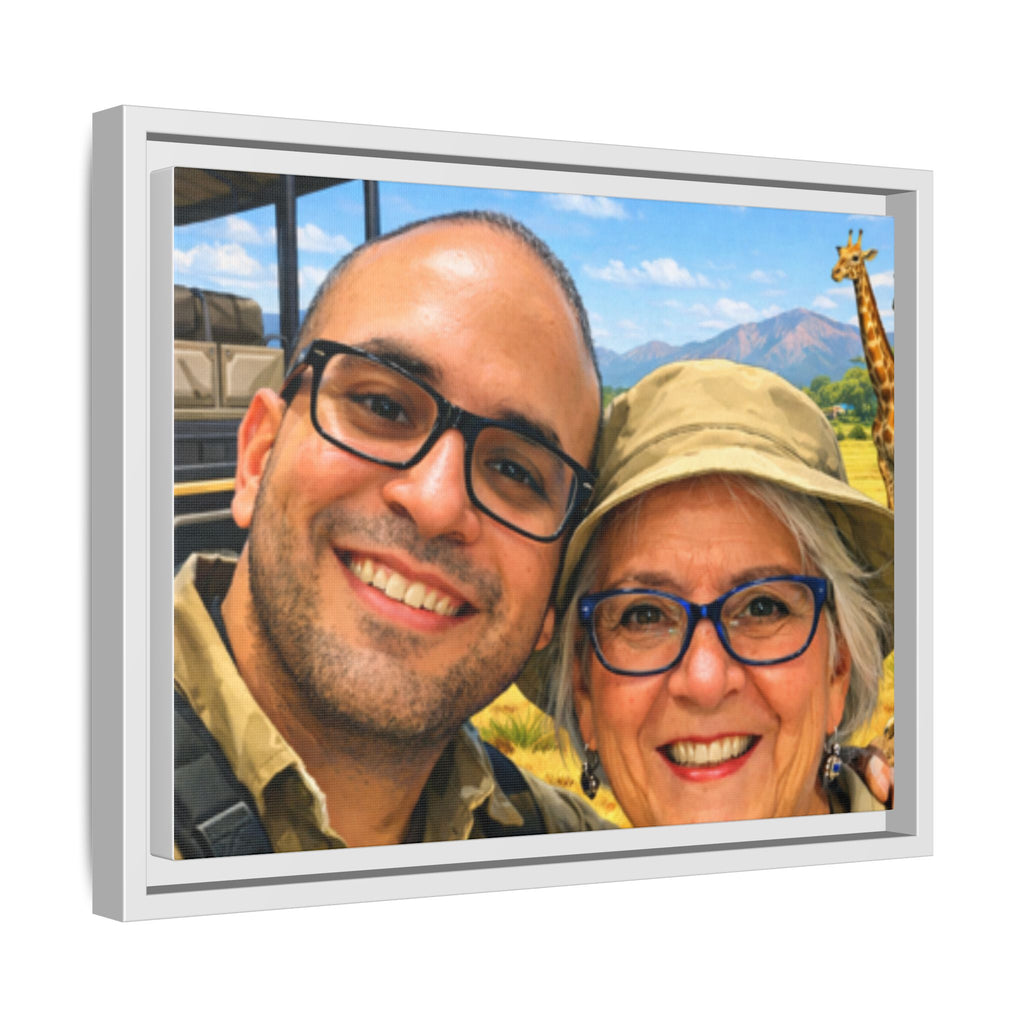 Make Your Own Framed Matte Canvas — Personalized Portrait