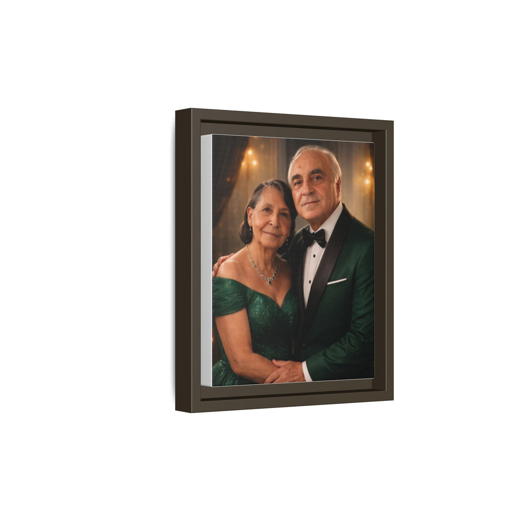 Make Your Own Framed Matte Canvas — Personalized Portrait