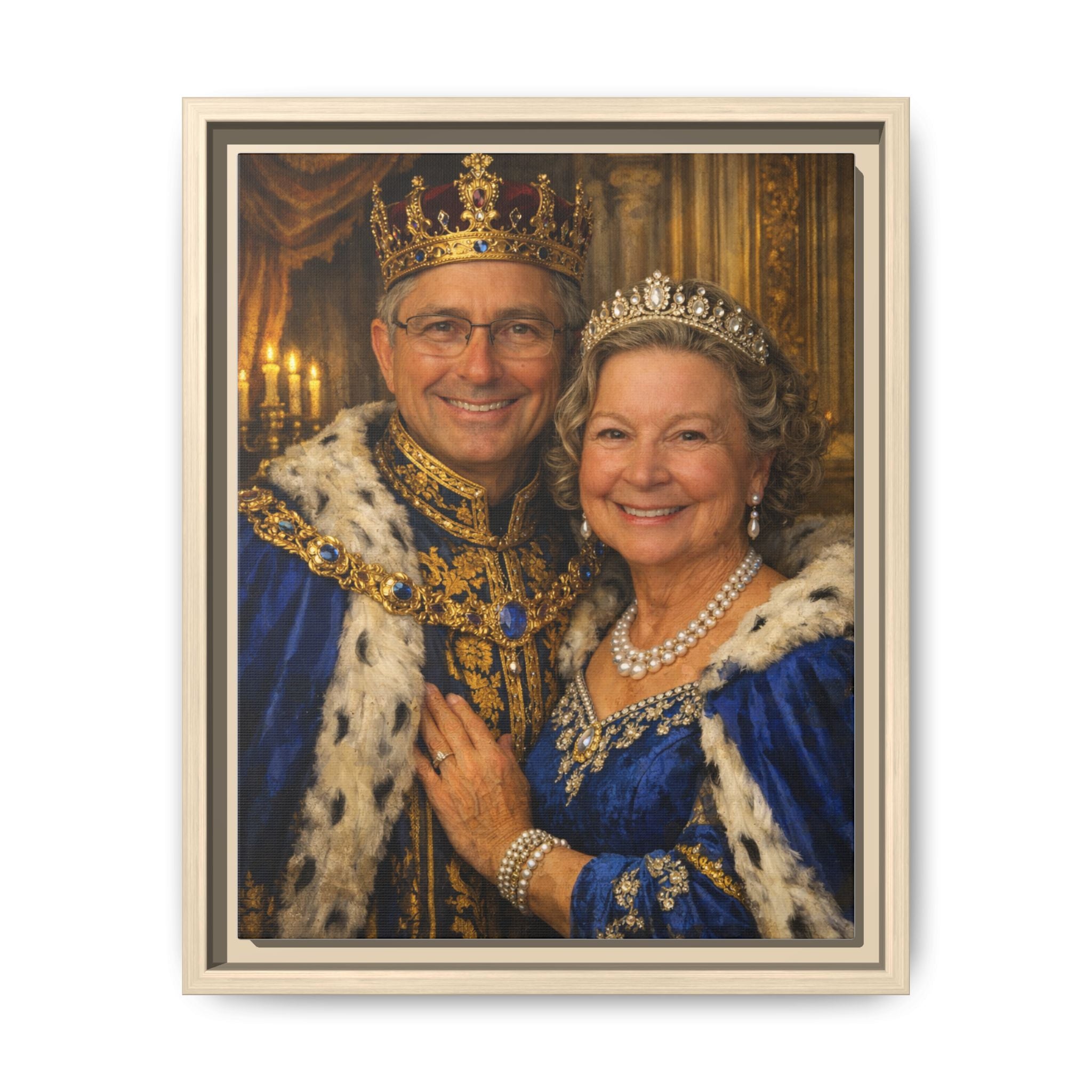 Make Your Own Framed Matte Canvas — Personalized Portrait