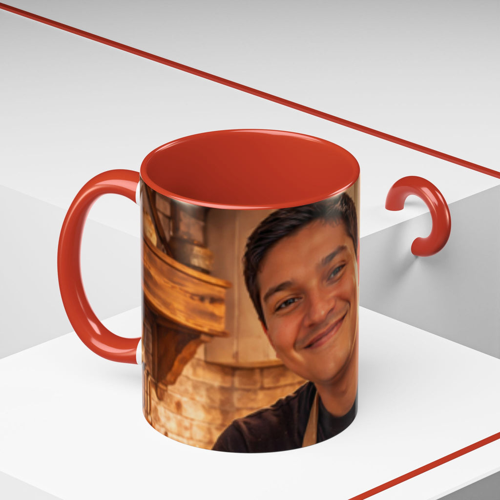 Photo Accent Coffee Mug — Personalized Portrait Mug (11/15 oz)