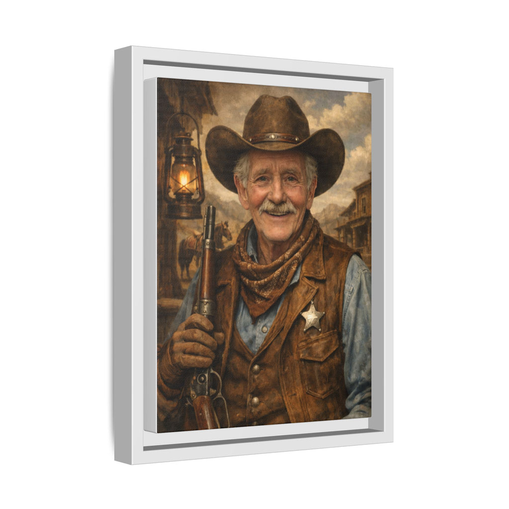 Make Your Own Framed Matte Canvas — Personalized Portrait