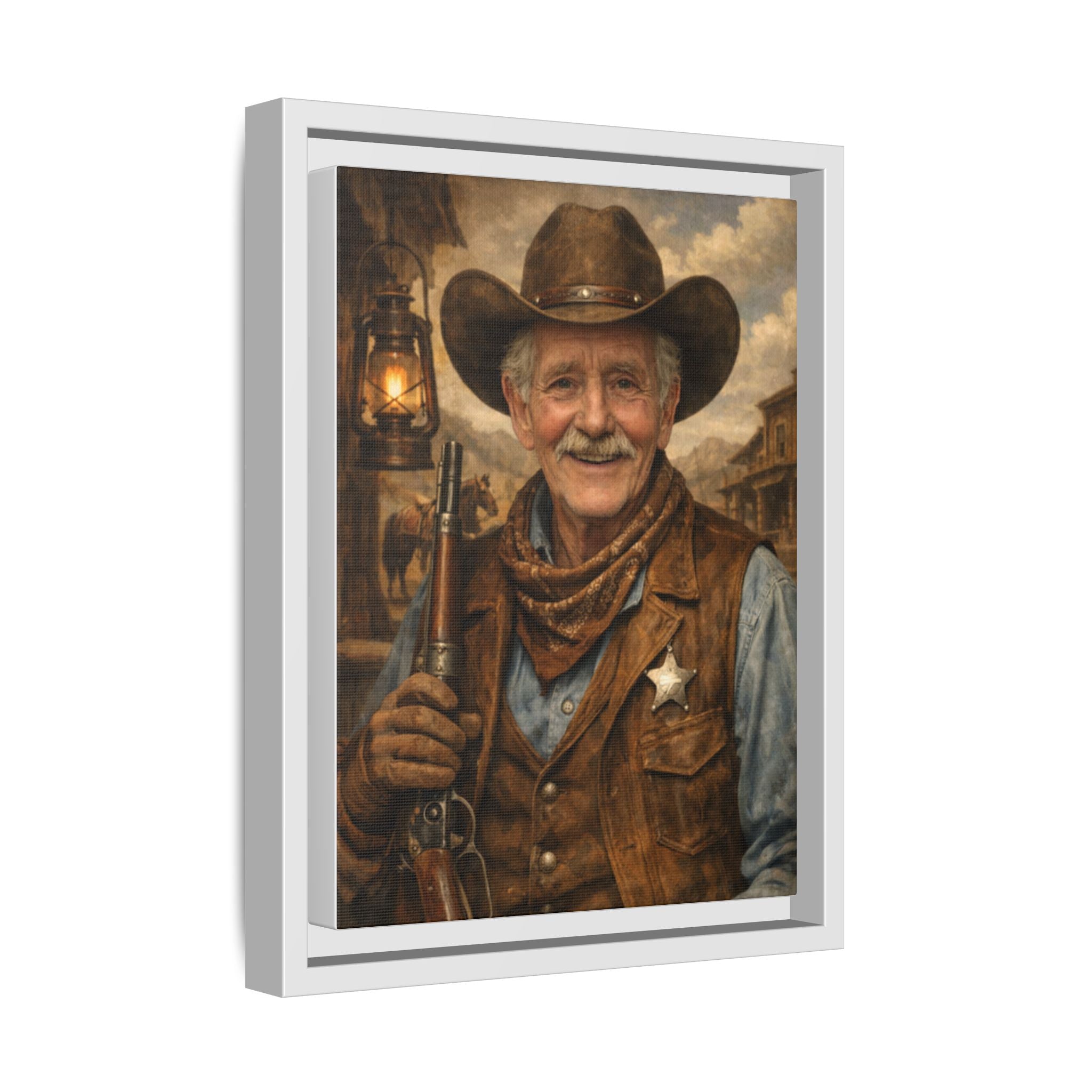 Make Your Own Framed Matte Canvas — Personalized Portrait