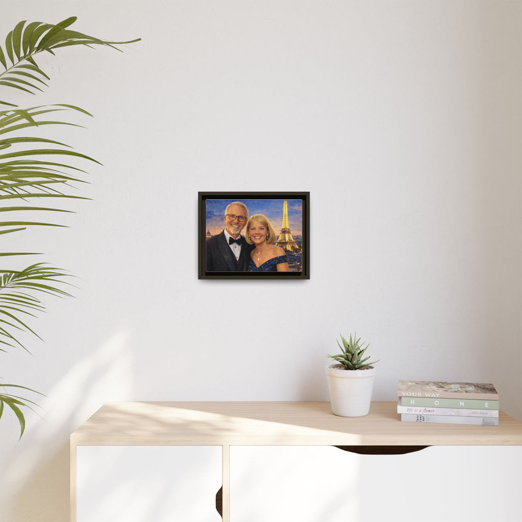 Make Your Own Framed Matte Canvas — Personalized Portrait