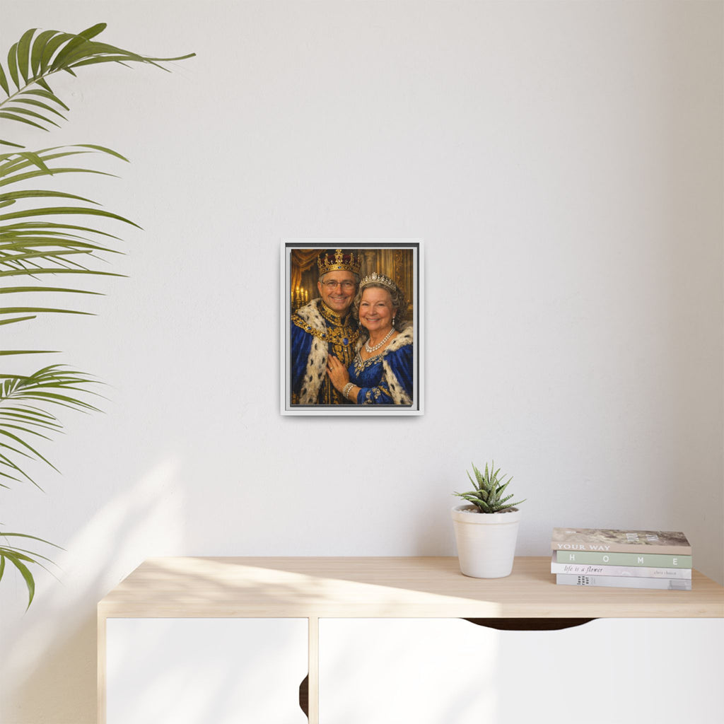 Make Your Own Framed Matte Canvas — Personalized Portrait