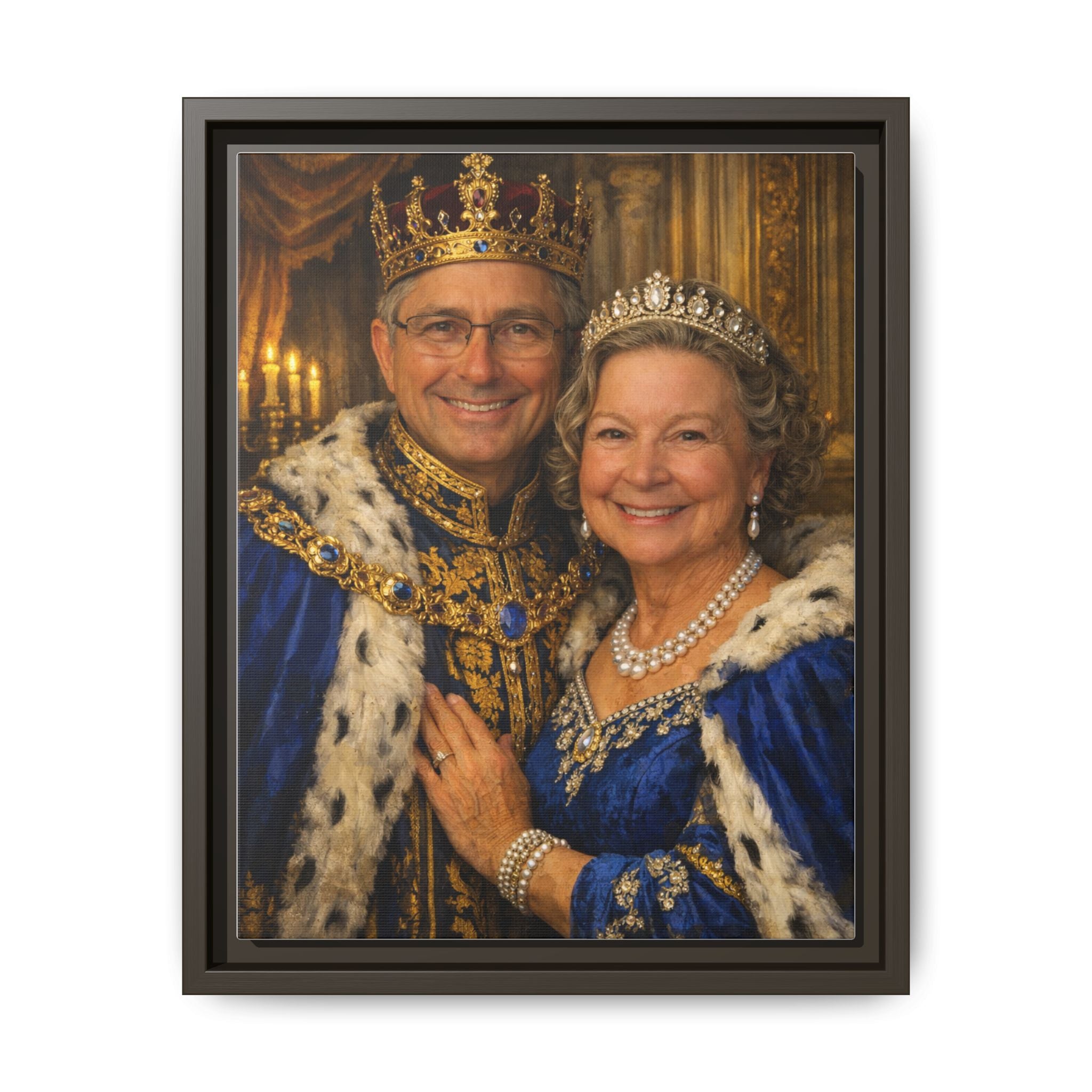 Make Your Own Framed Matte Canvas — Personalized Portrait