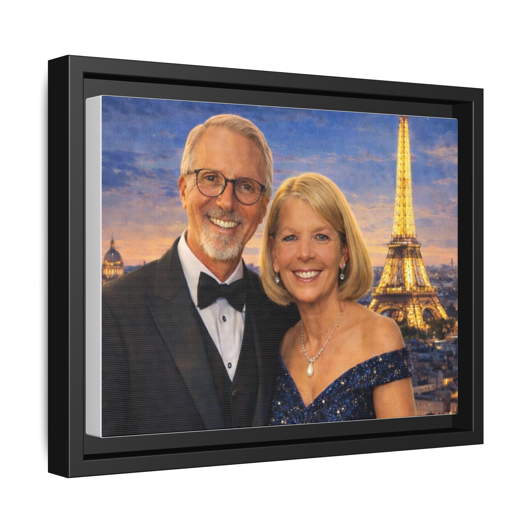 Make Your Own Framed Matte Canvas — Personalized Portrait
