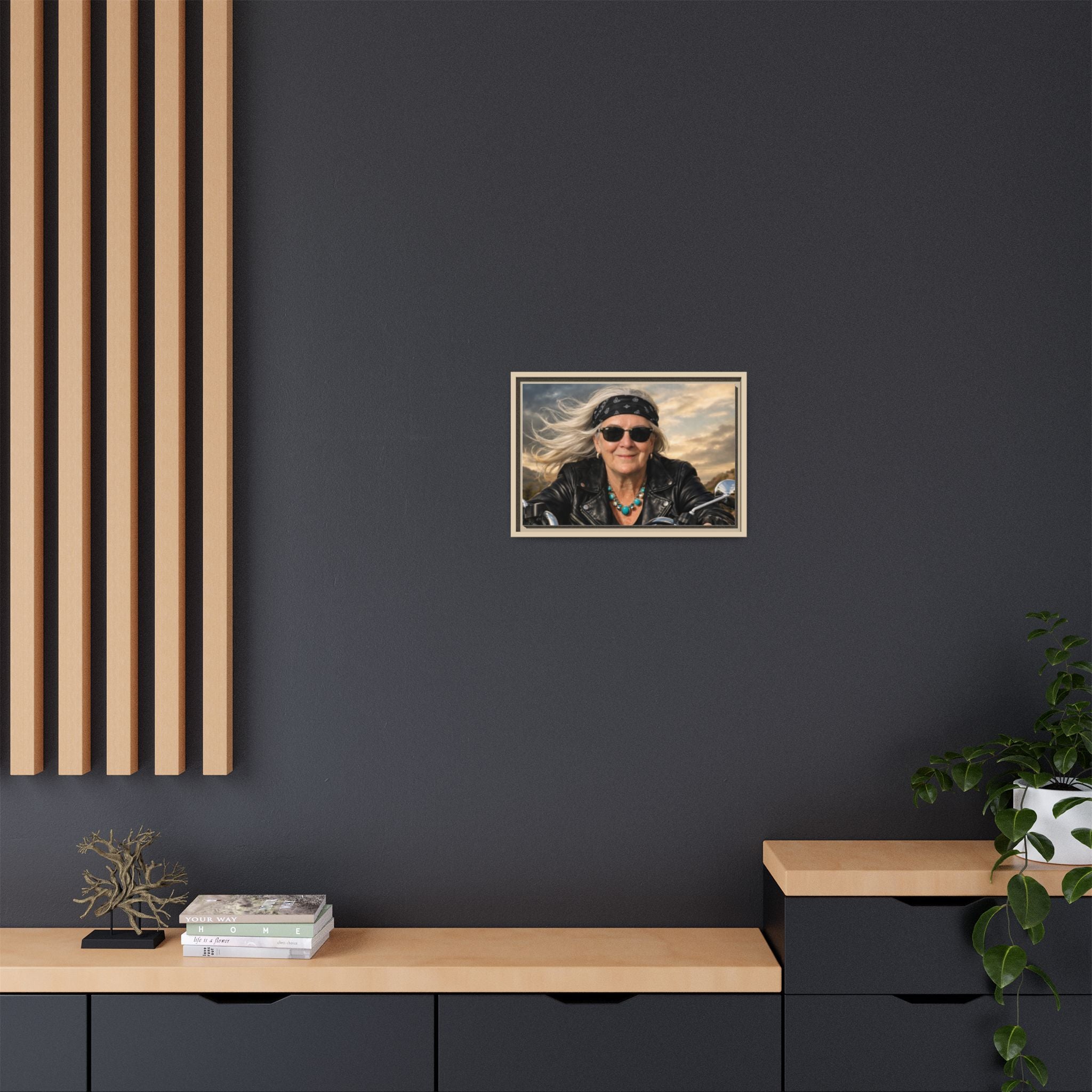 Make Your Own Framed Matte Canvas — Personalized Portrait