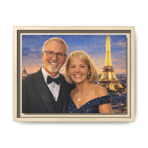 Make Your Own Framed Matte Canvas — Personalized Portrait