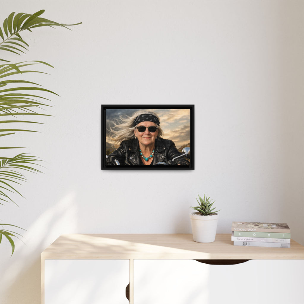 Make Your Own Framed Matte Canvas — Personalized Portrait