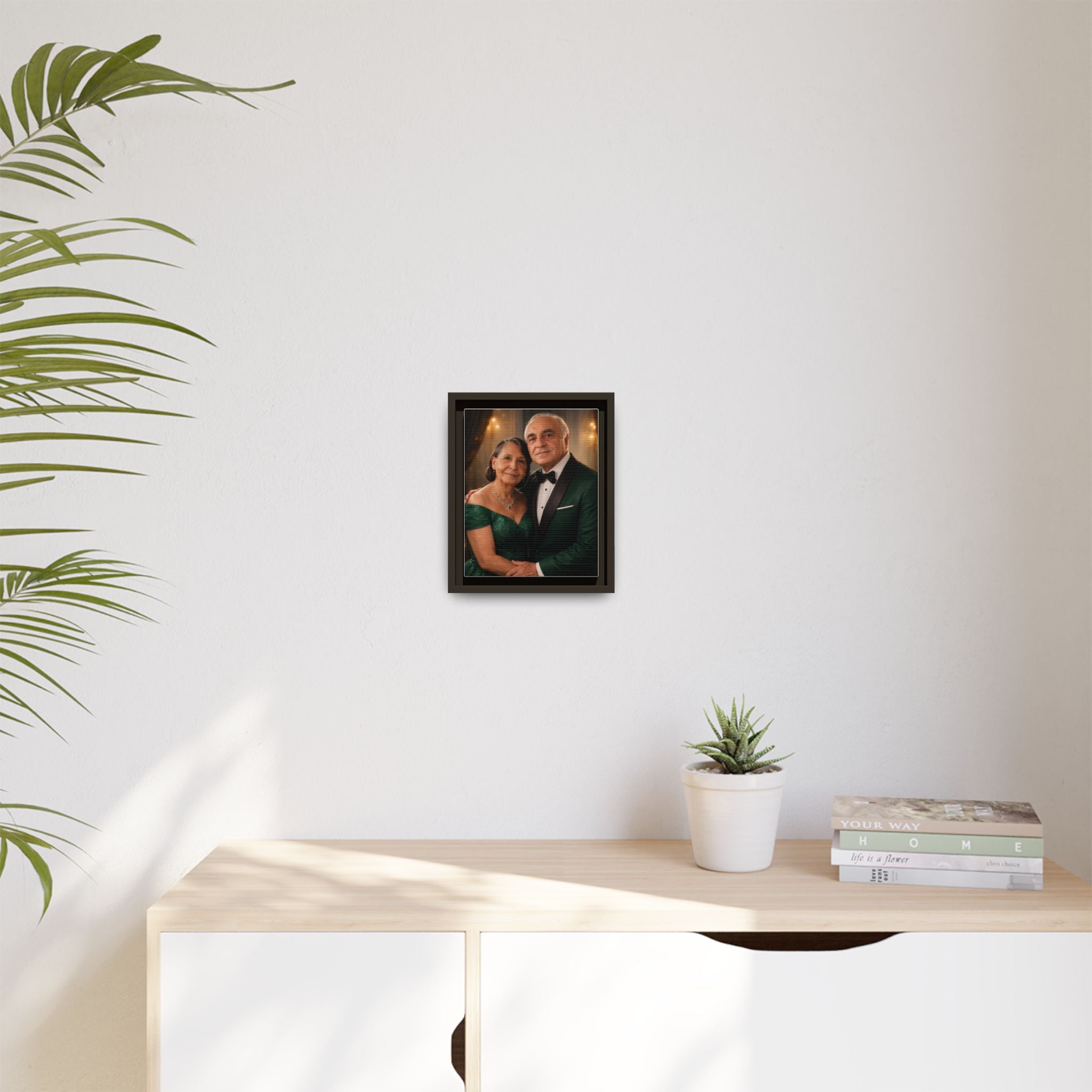 Make Your Own Framed Matte Canvas — Personalized Portrait