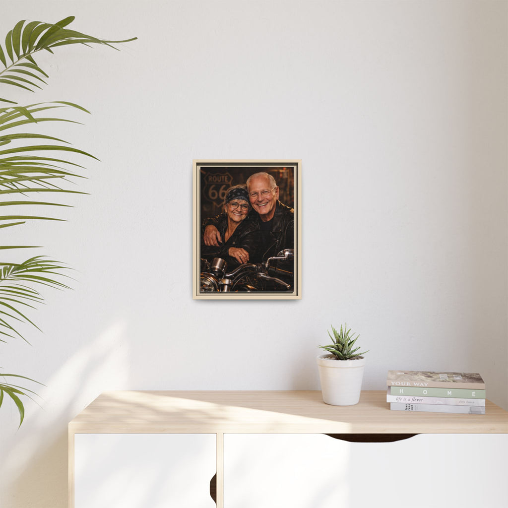 Make Your Own Framed Matte Canvas — Personalized Portrait