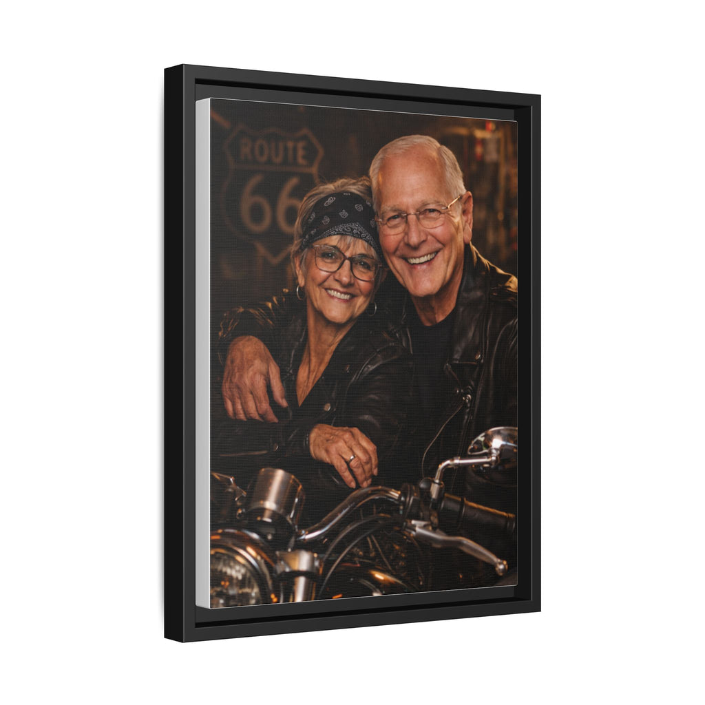Make Your Own Framed Matte Canvas — Personalized Portrait