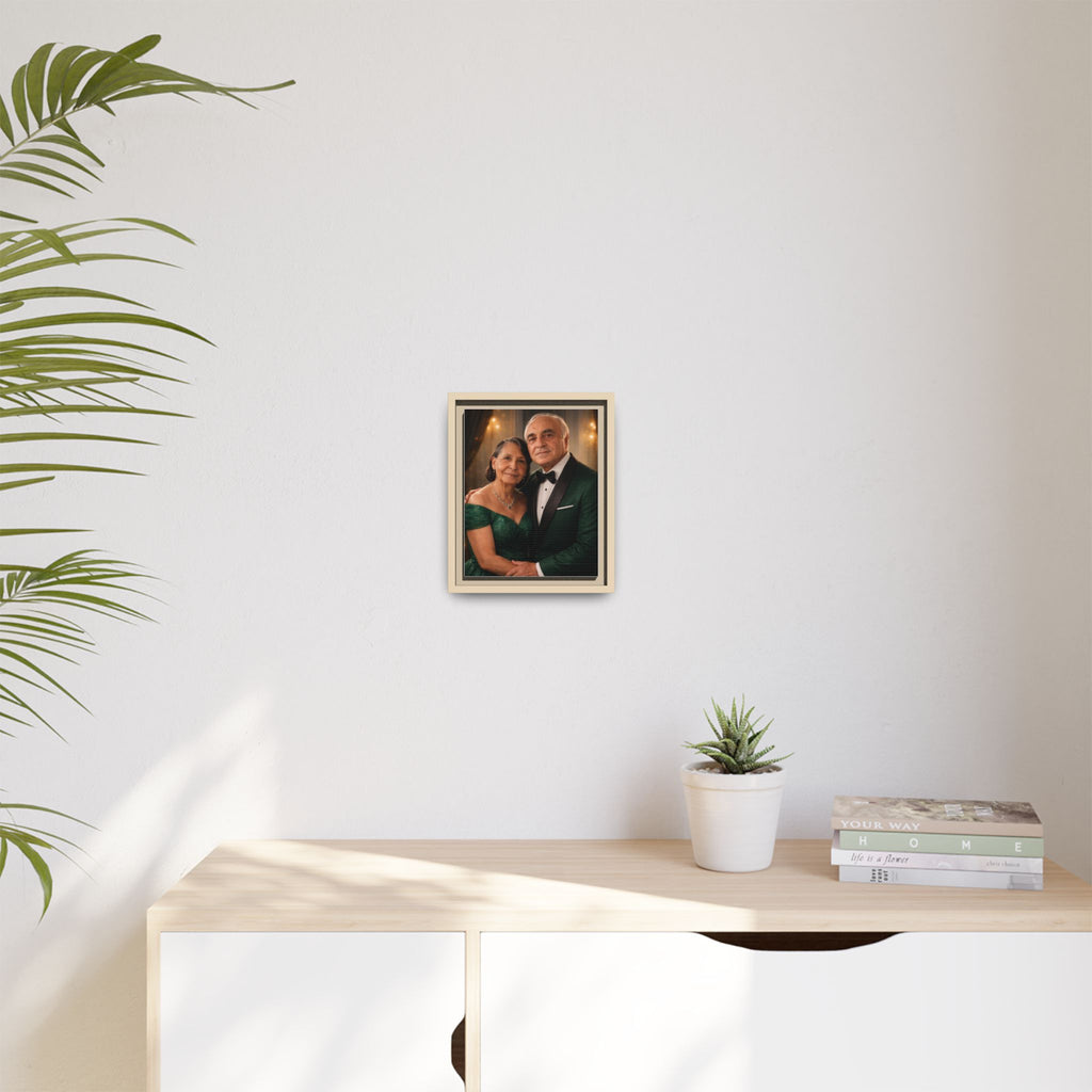 Make Your Own Framed Matte Canvas — Personalized Portrait