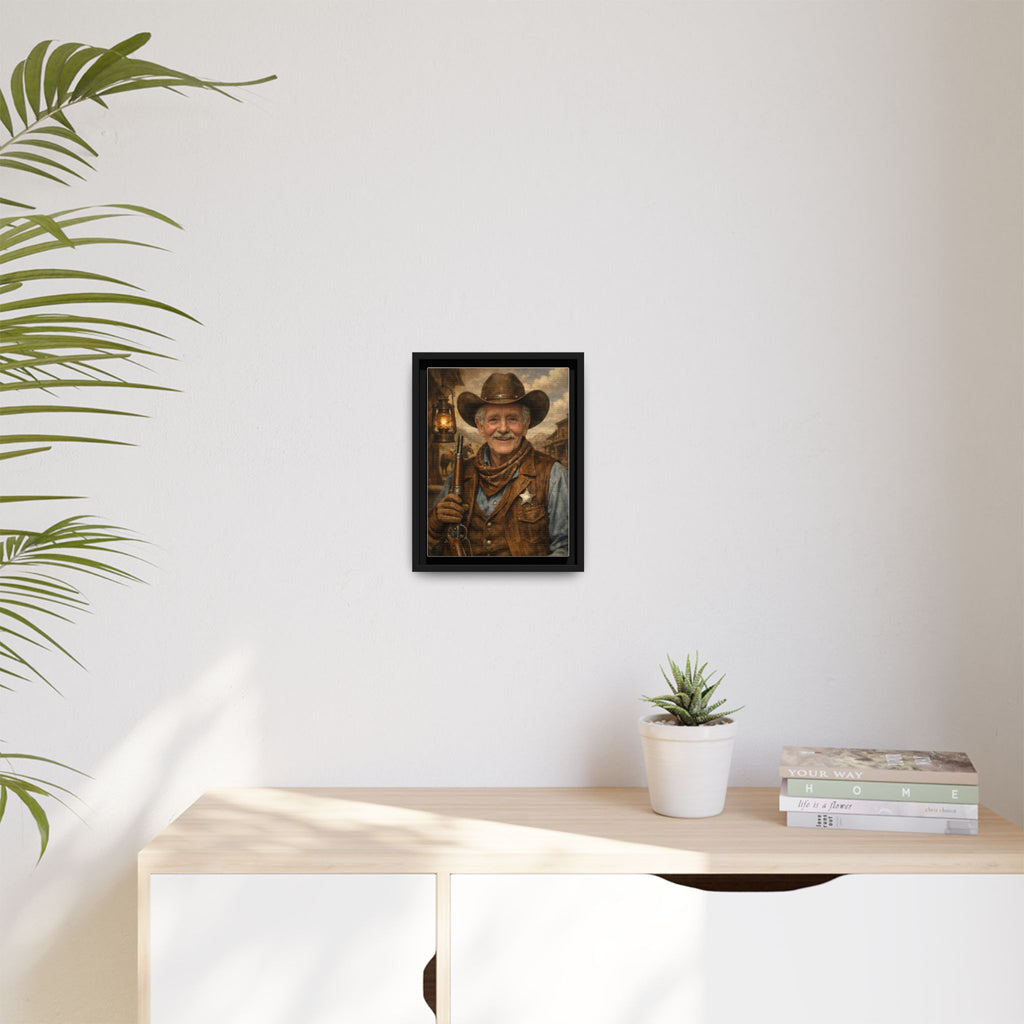 Make Your Own Framed Matte Canvas — Personalized Portrait
