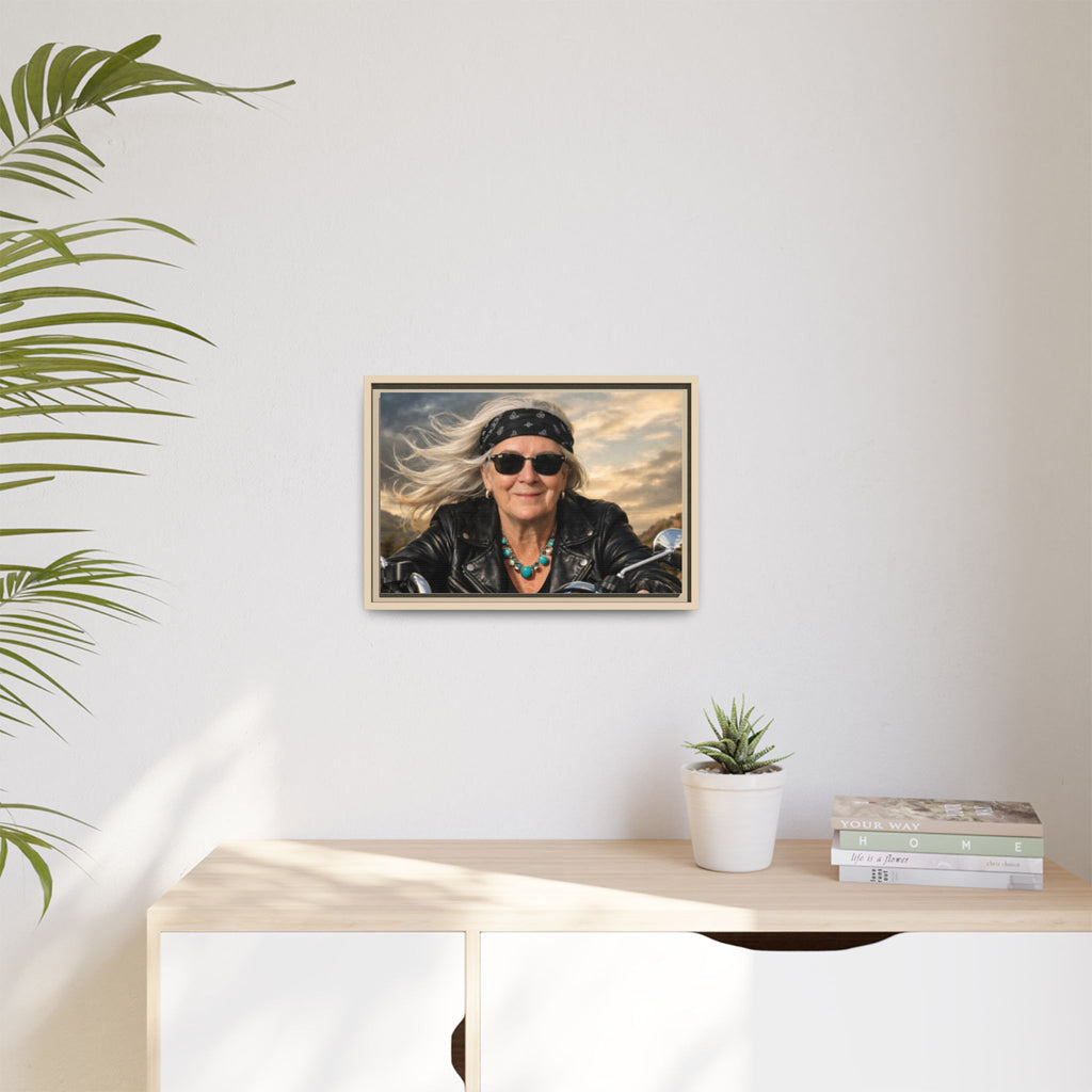 Make Your Own Framed Matte Canvas — Personalized Portrait