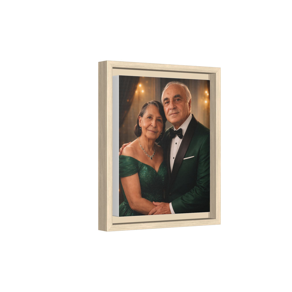Make Your Own Framed Matte Canvas — Personalized Portrait