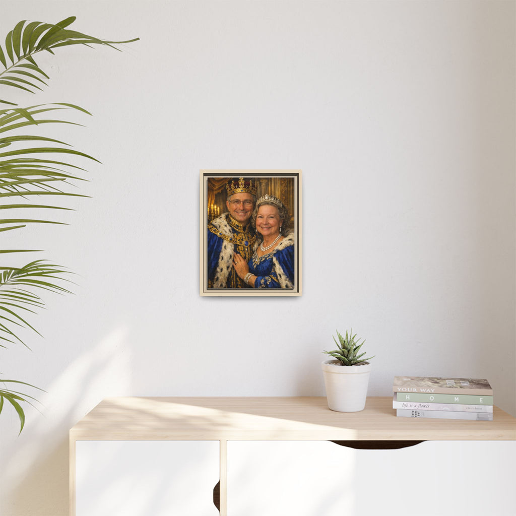 Make Your Own Framed Matte Canvas — Personalized Portrait