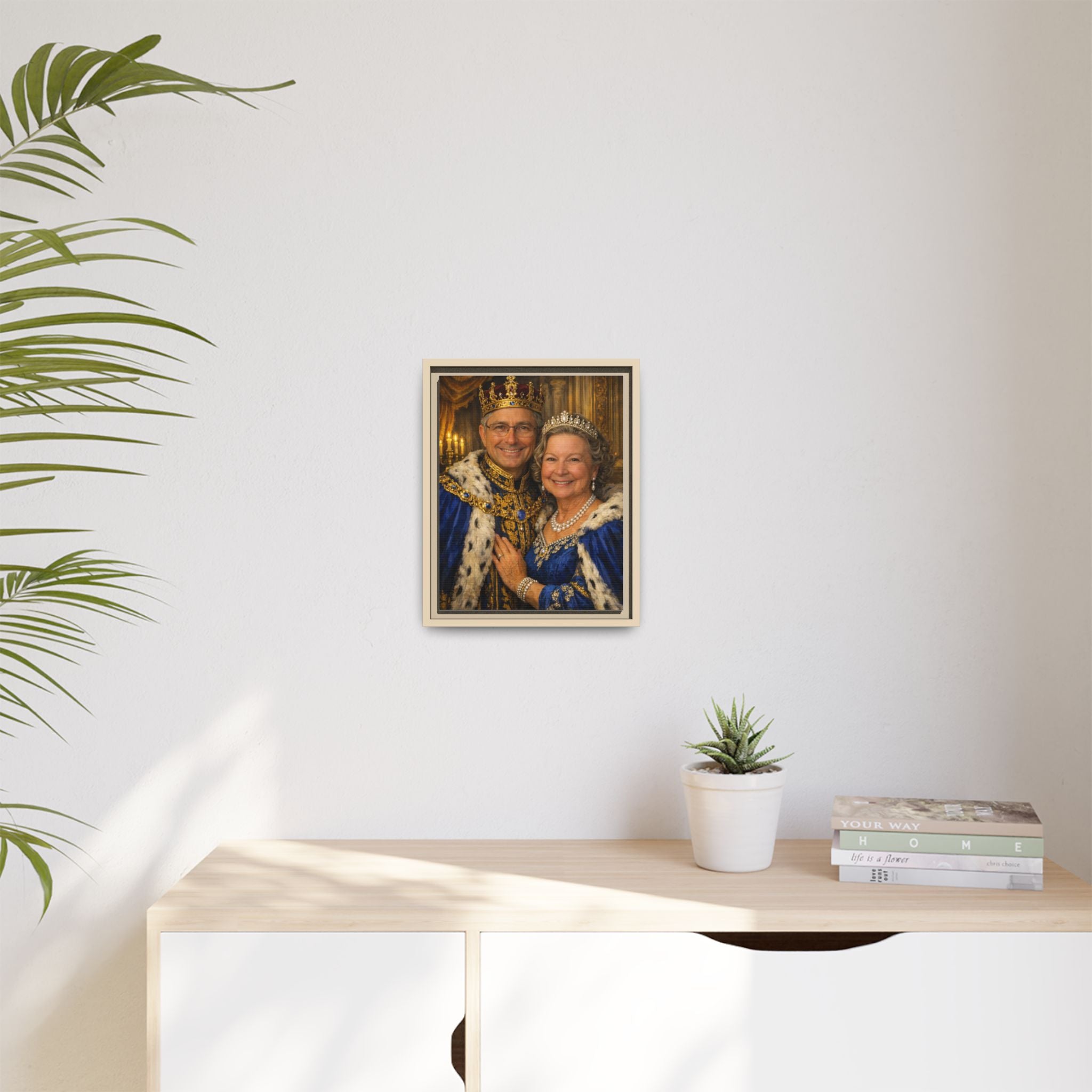 Make Your Own Framed Matte Canvas — Personalized Portrait