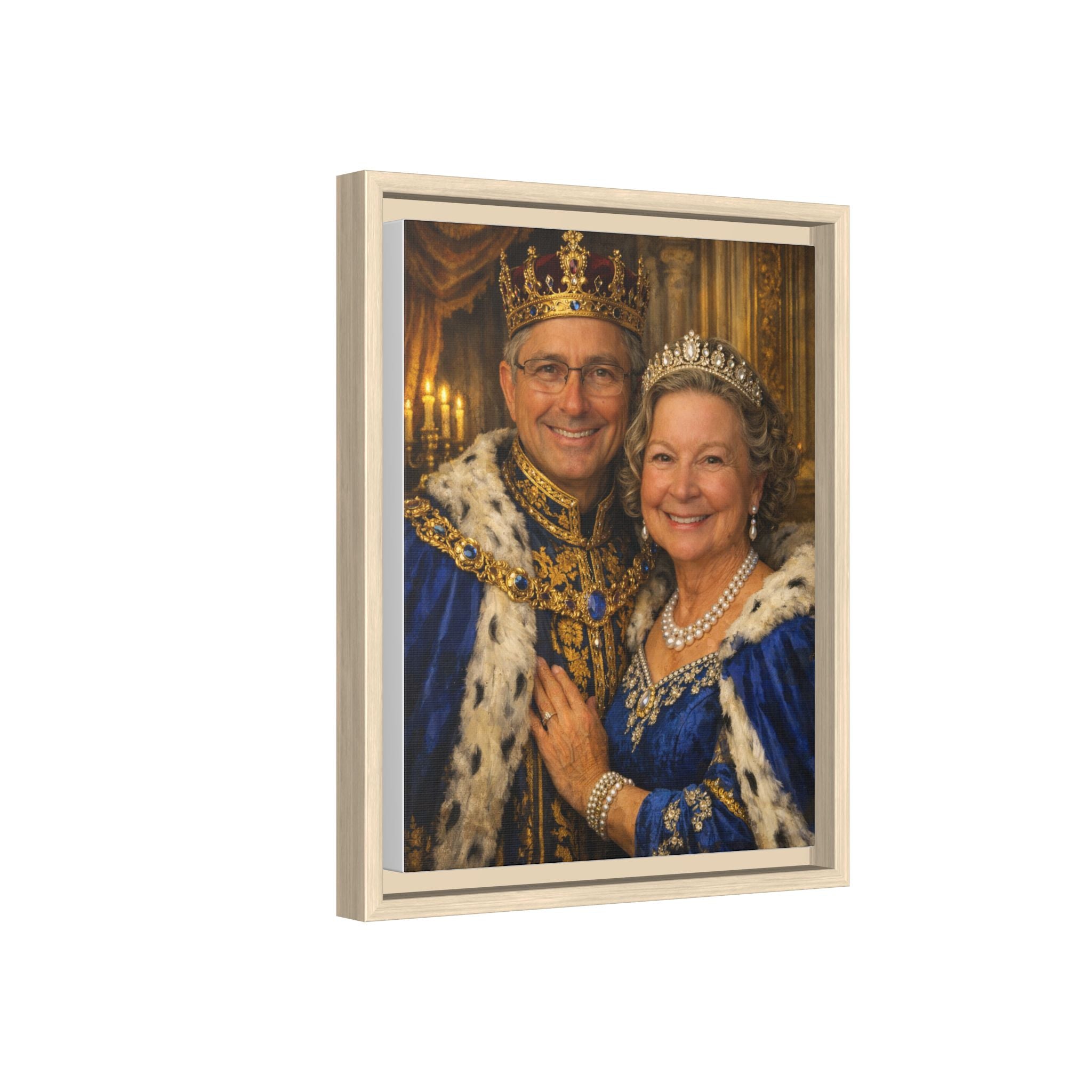 Make Your Own Framed Matte Canvas — Personalized Portrait