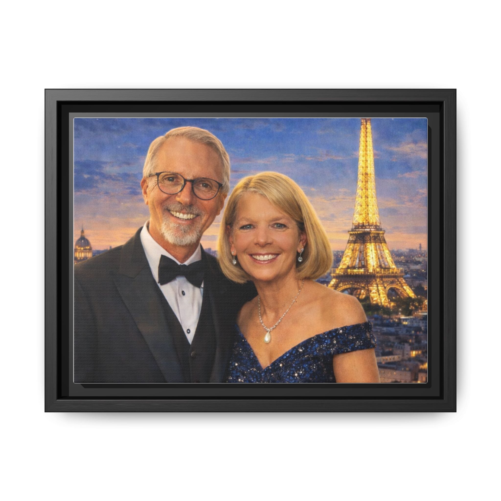 Make Your Own Framed Matte Canvas — Personalized Portrait