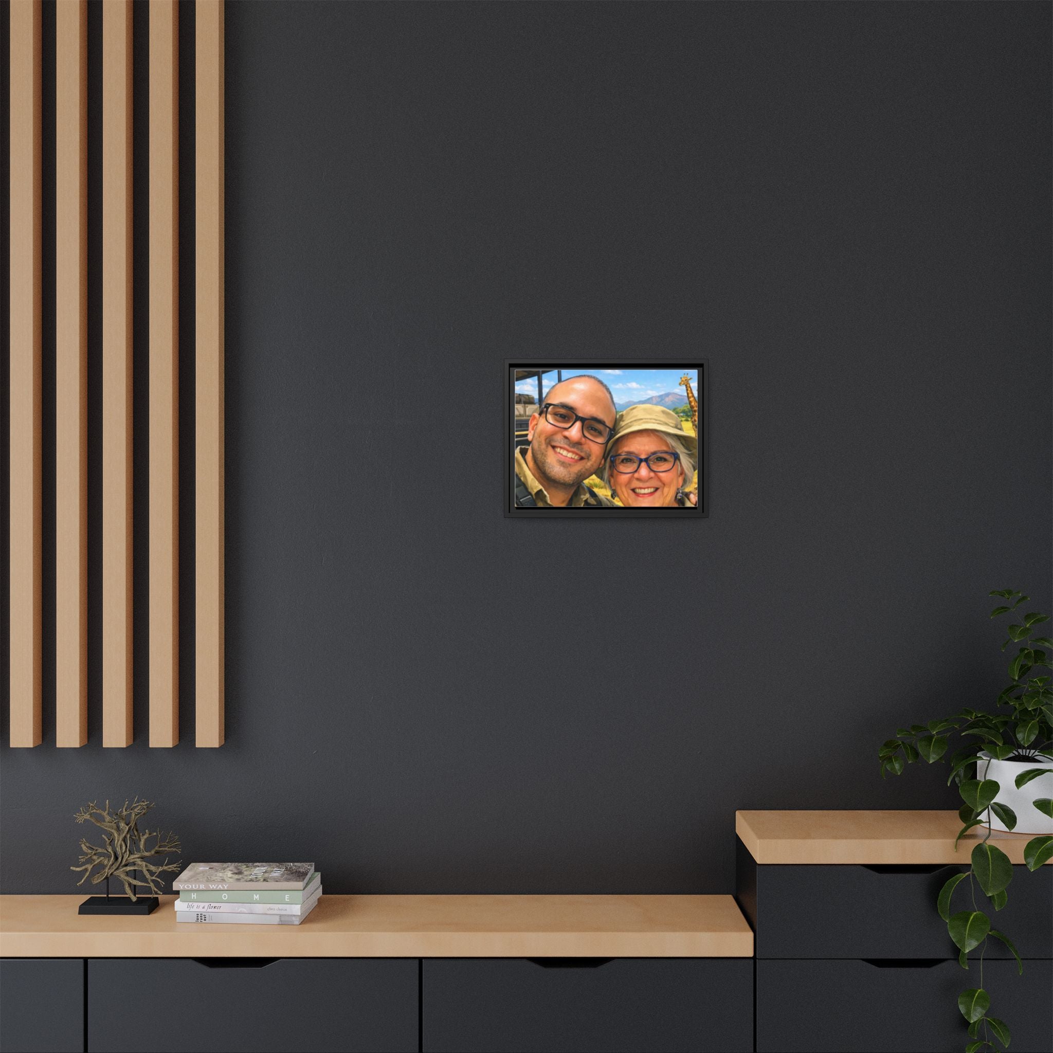 Make Your Own Framed Matte Canvas — Personalized Portrait